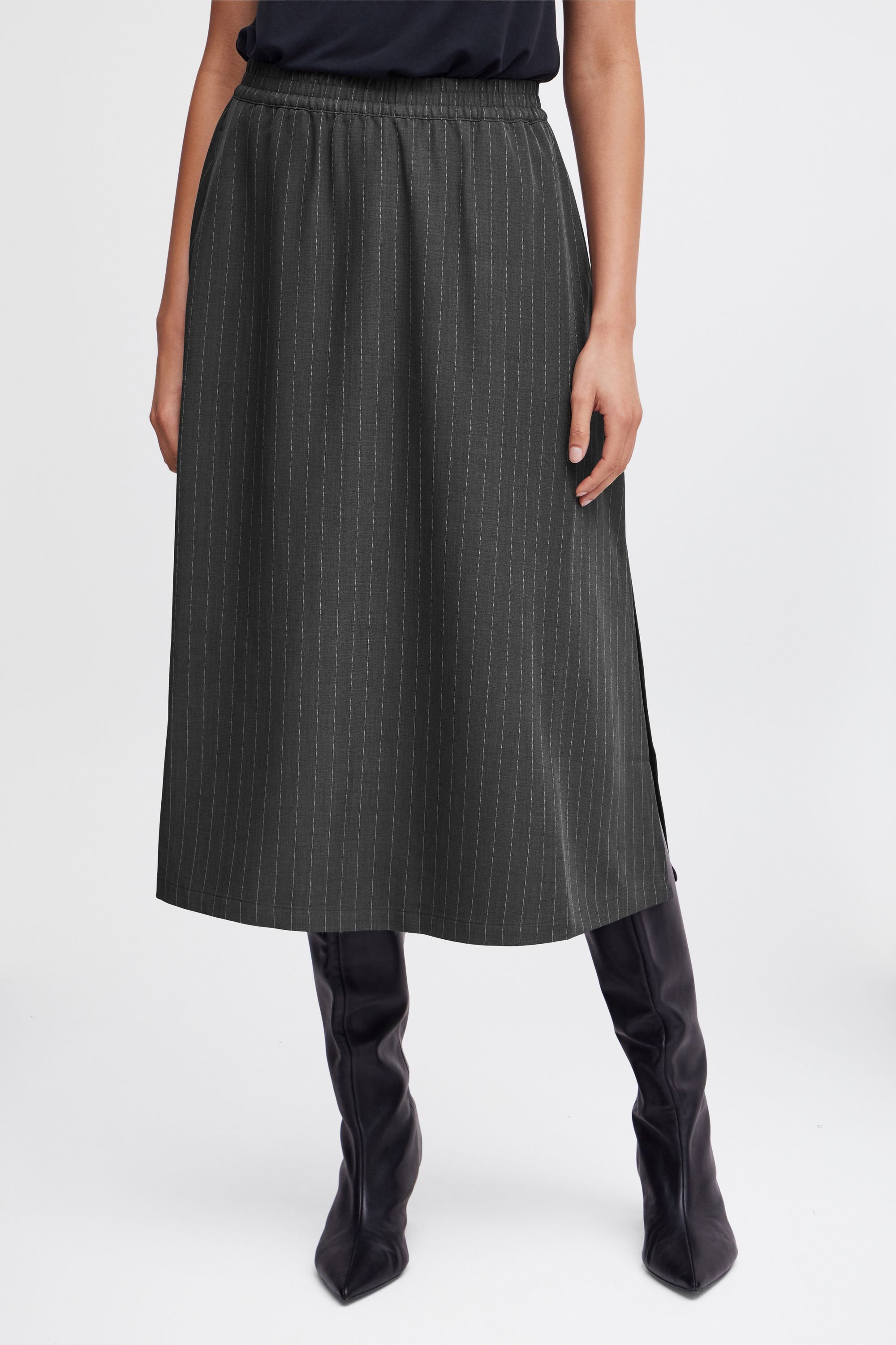 b.young Jerseyrock BYMMIDDE LONG SKIRT - LIGHT WOVEN