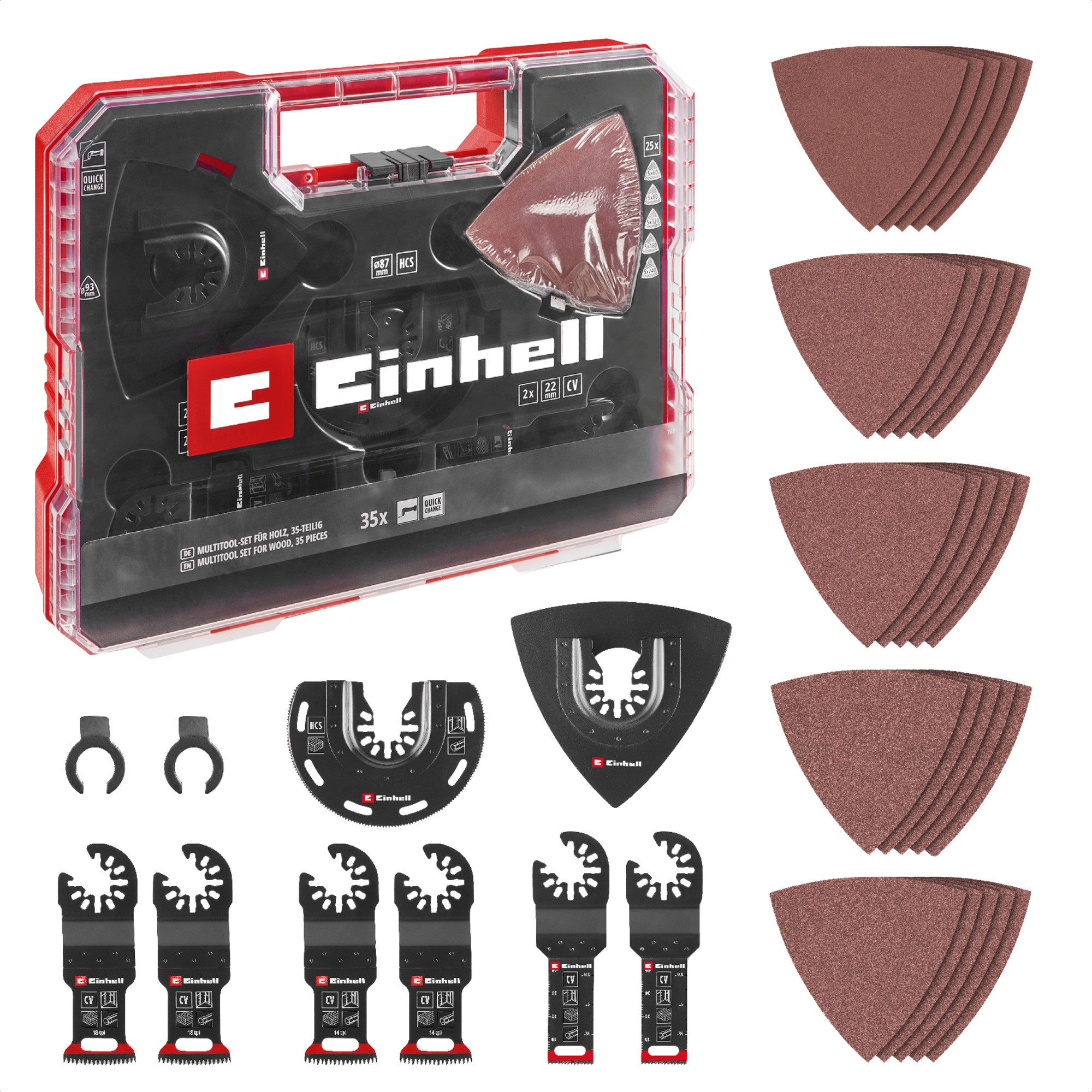 Einhell Werkzeugset EINHELL Multitool-Set 35-teilig, in XL-PLUS-CASE