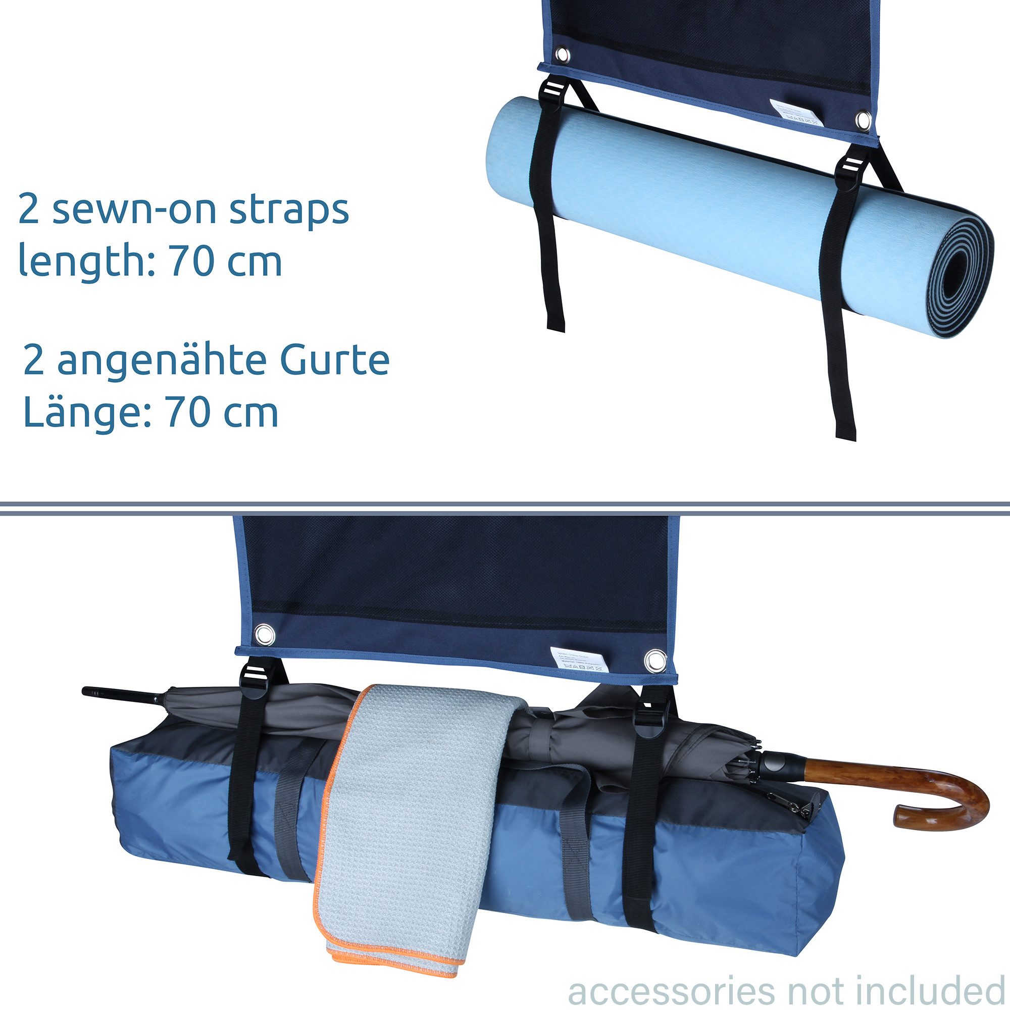yourGEAR Vorzelt yourGEAR Caravan Organizer Mesh - Hängeregal Zelt Wohnwagen 140x45cm, Personen: 0 – Bild 5 von 5