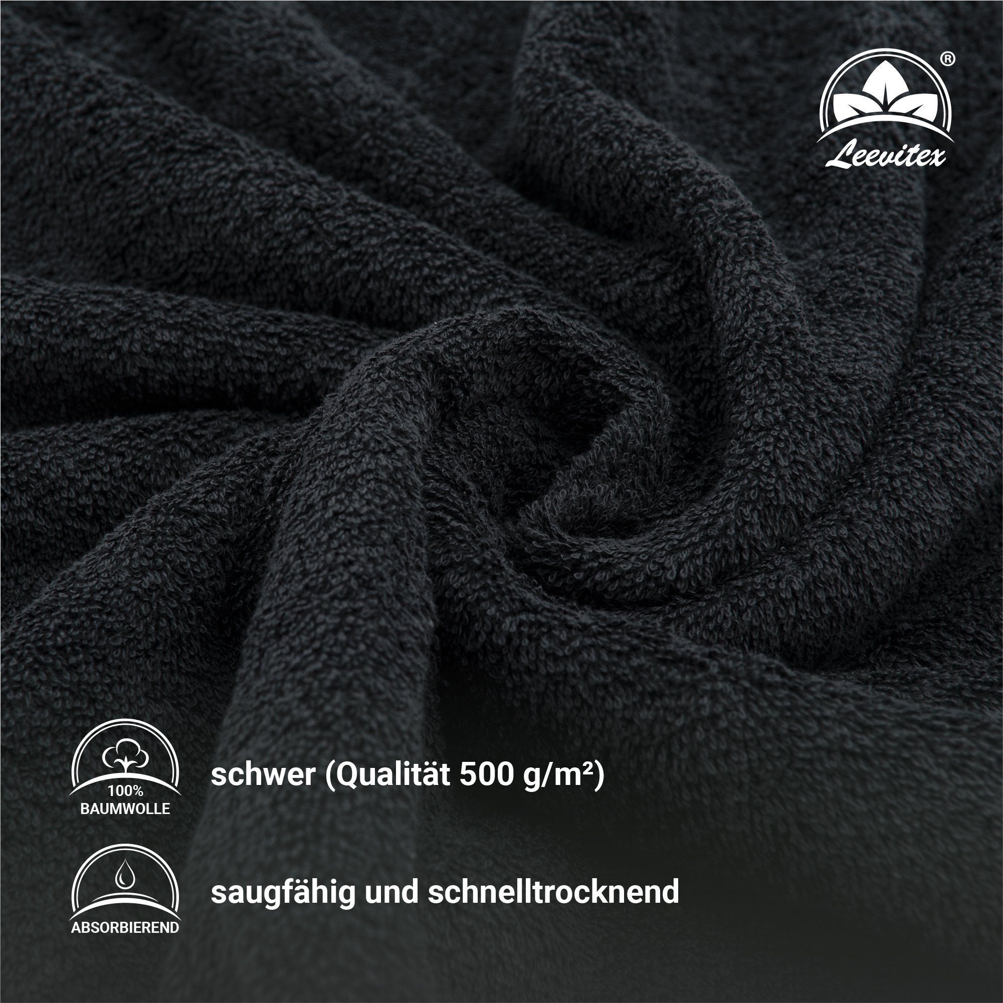 leevitex® Saunatuch Saunatuch Frottee XXL, (1-St), günstig online kaufen