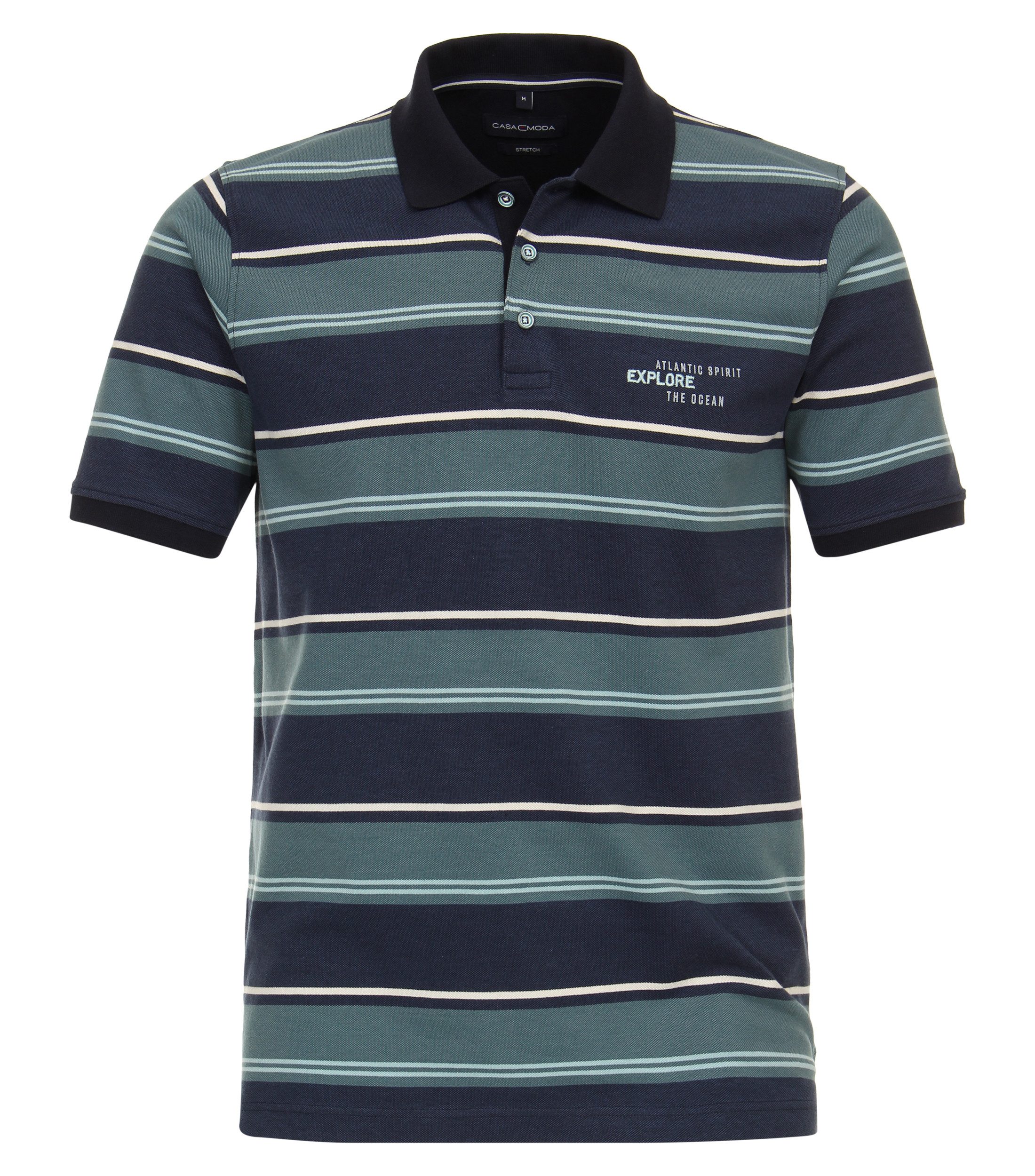 Poloshirt CASAMODA Polo-Shirt gestreift