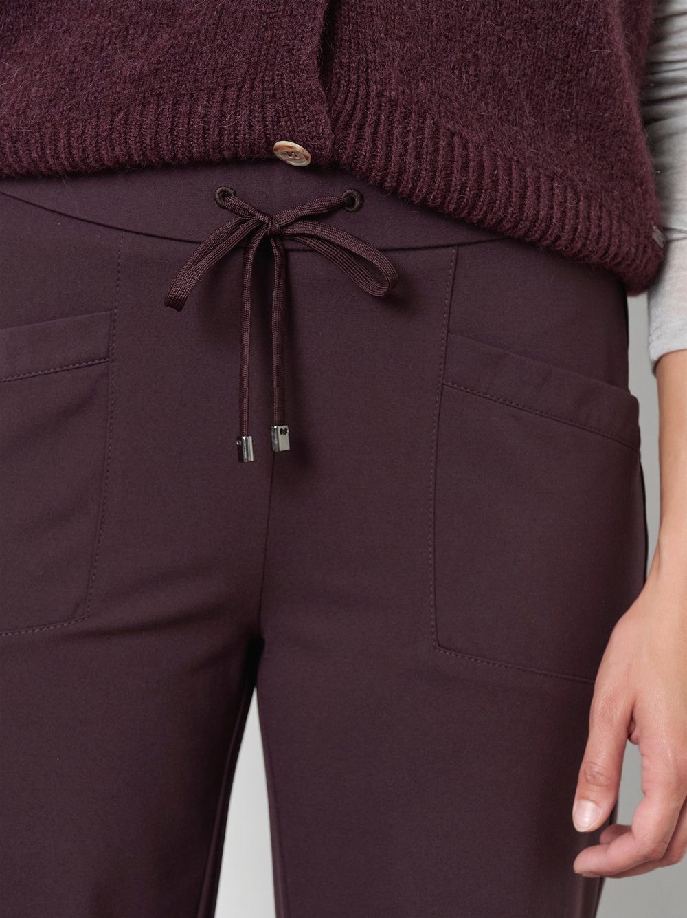 TONI Stoffhose Sue Wide mit Gummizug und Stretch