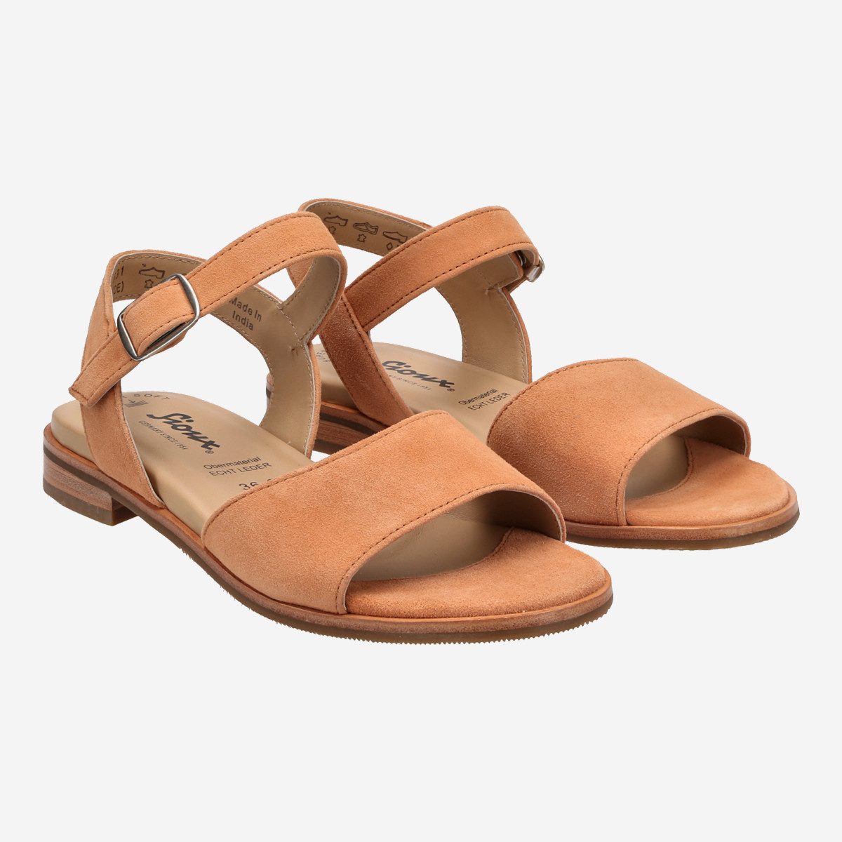 SIOUX Sioux 66405 COSINDA-701, Sandaletten, Orange, Damen Sandalette
