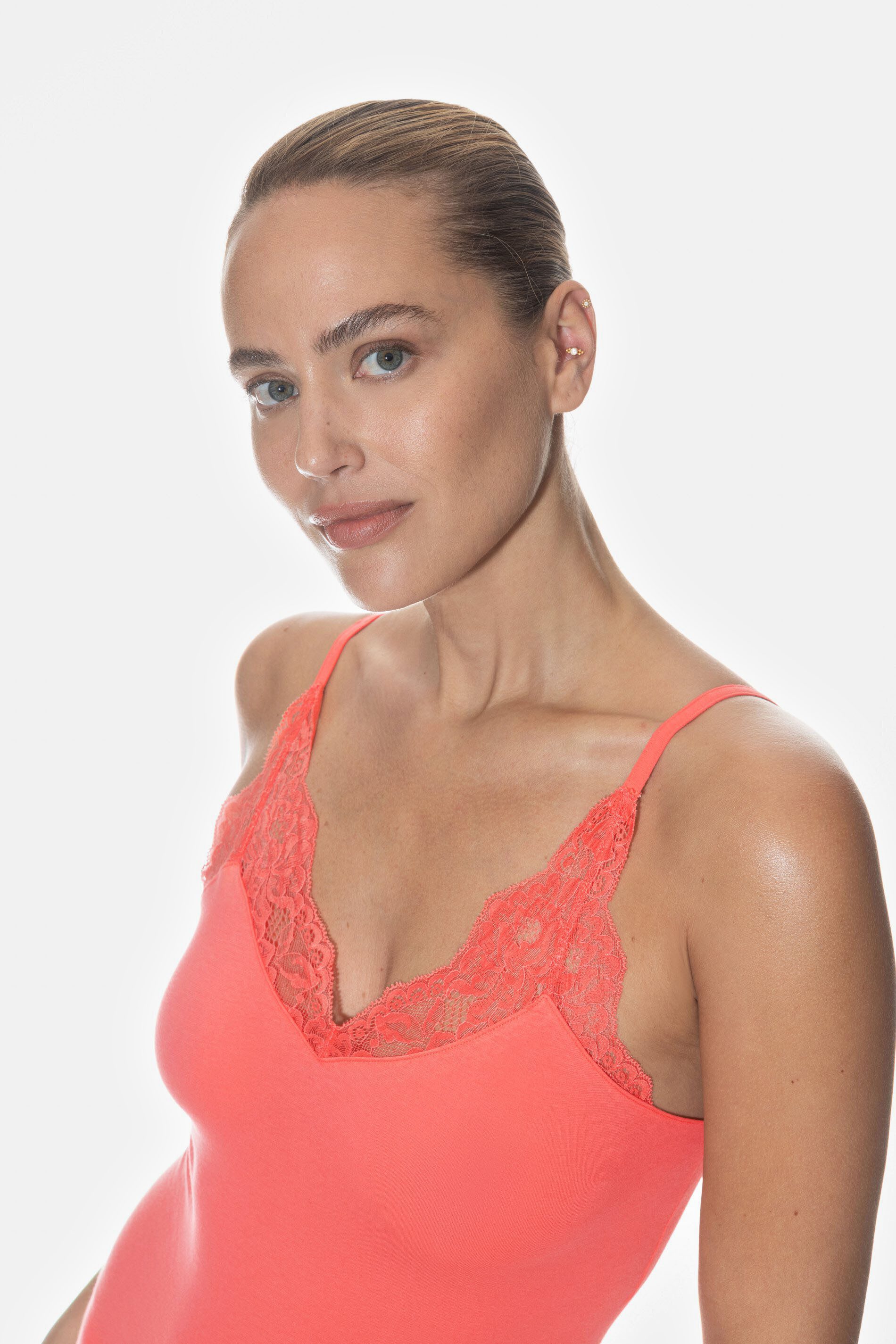 Mey Spaghettitop Mey Damen Spaghetti Top Serie Organic Cotton Uni (1-tlg) – Bild 3 von 5
