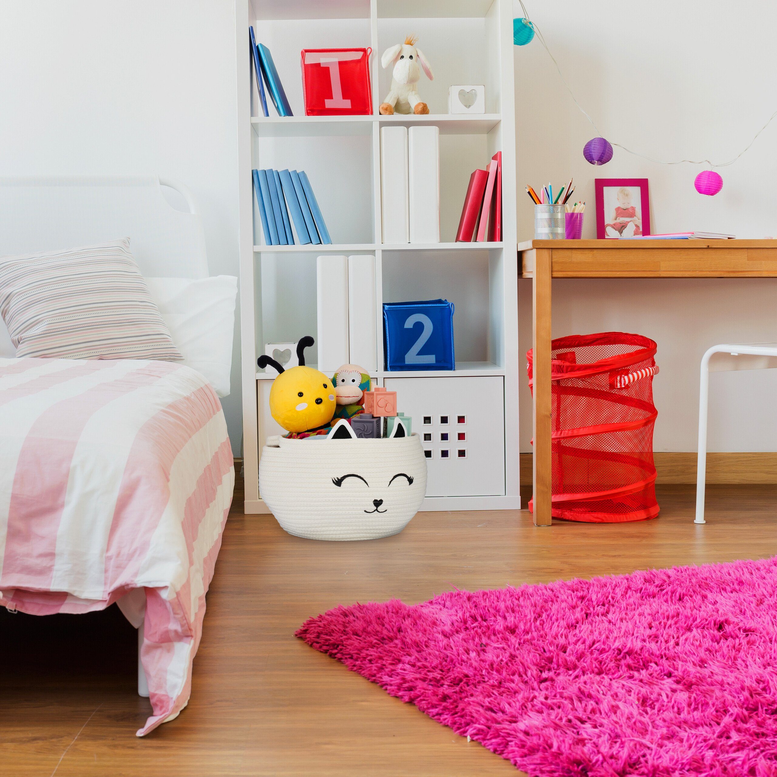 relaxdays Aufbewahrungskorb Kinder Aufbewahrungskorb Katze günstig online kaufen