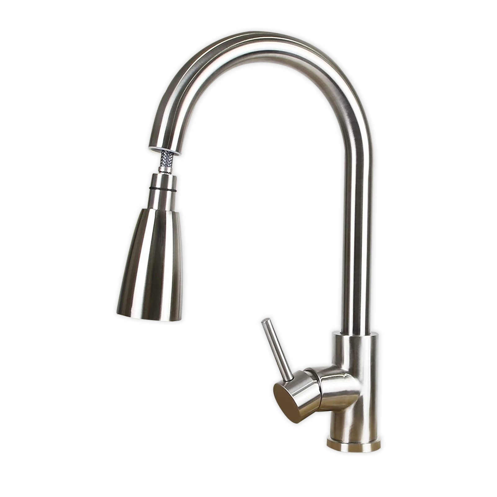 ZMH Küchenarmatur Wasserhahn Ausziehbar Schwenkbar Zwei Wasserstrahlarten. Reduzierter Preis € 42,99. Unverbindliche Preisempfehlung € 59,99