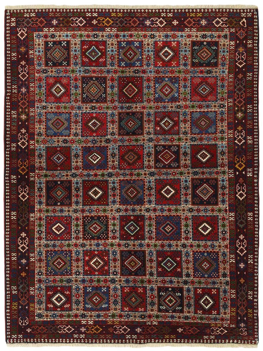 Orientteppich Yalameh 153x203 Handgeknüpfter Orientteppich / Perserteppich, Nain Trading, rechteckig, Höhe: 12 mm