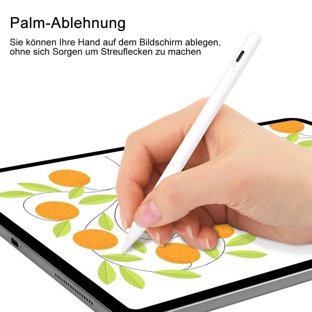Stylus für zggzerg Stift iPad mit Stylus Pen Apple Eingabestift Kompatibel 2018-2022, iPad