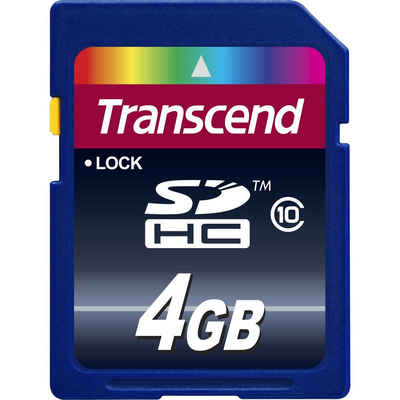 Transcend Secure Digital SDHC Card 4 GB Speicherkarte