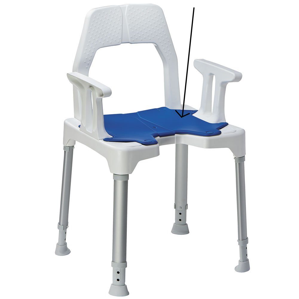 DIETZ® REHA-PRODUKTE Dusch-Toilettenrollstuhl Dietz Tayo Sitzpad