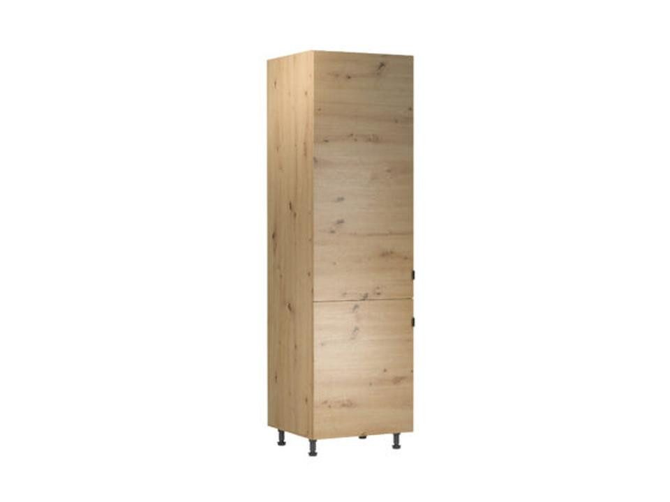 JVmoebel Hochschrank Kühlschrankumbauschrank Beige MDF für nahtlose Integration (1-St., Hochschrank) Made in Europe