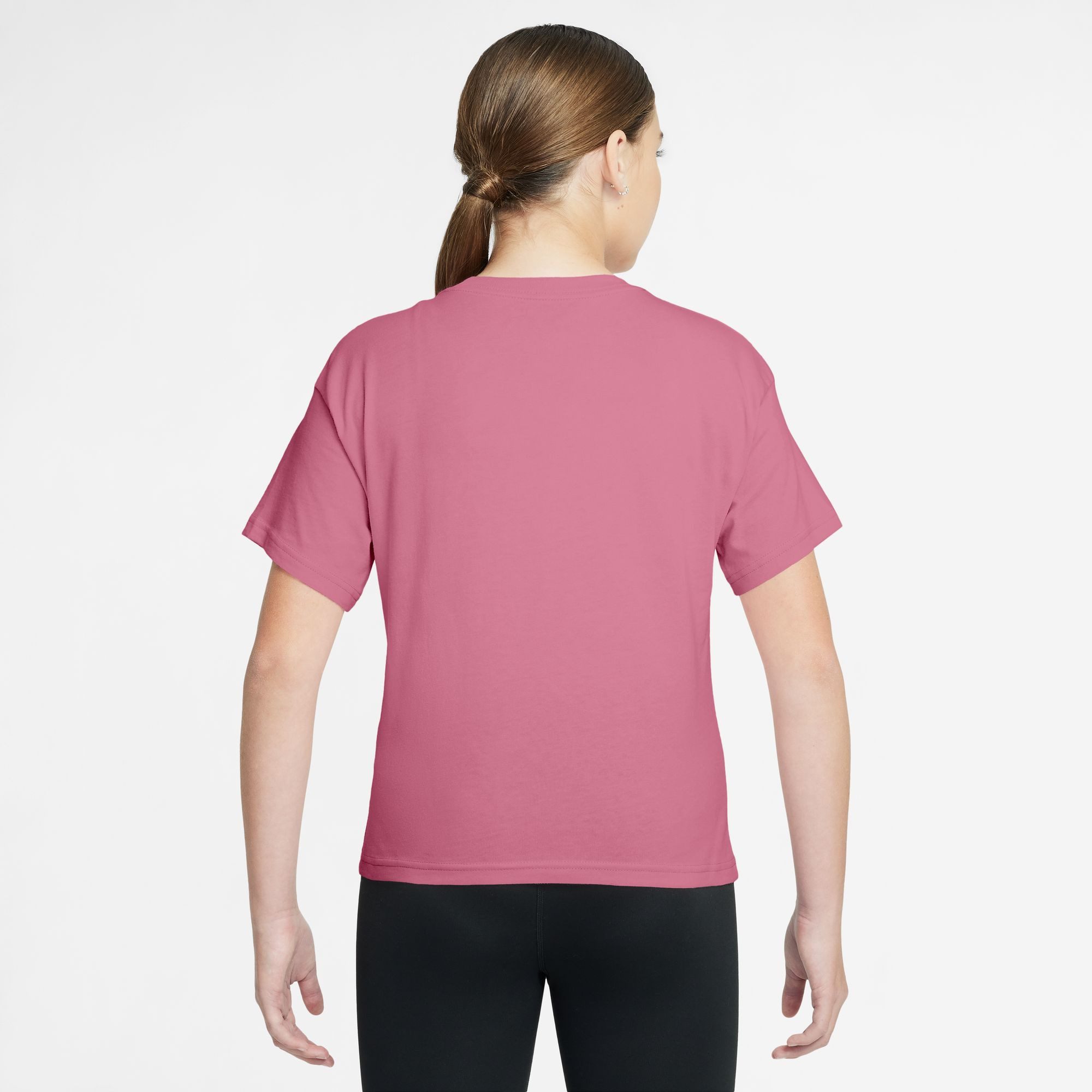 Nike Sportswear T-Shirt G NSW TEE BOXY ESSNTL LBR Kurzarm, mit Rundhalsausschnitt, aus Baumwoll-Jersey, normale Länge