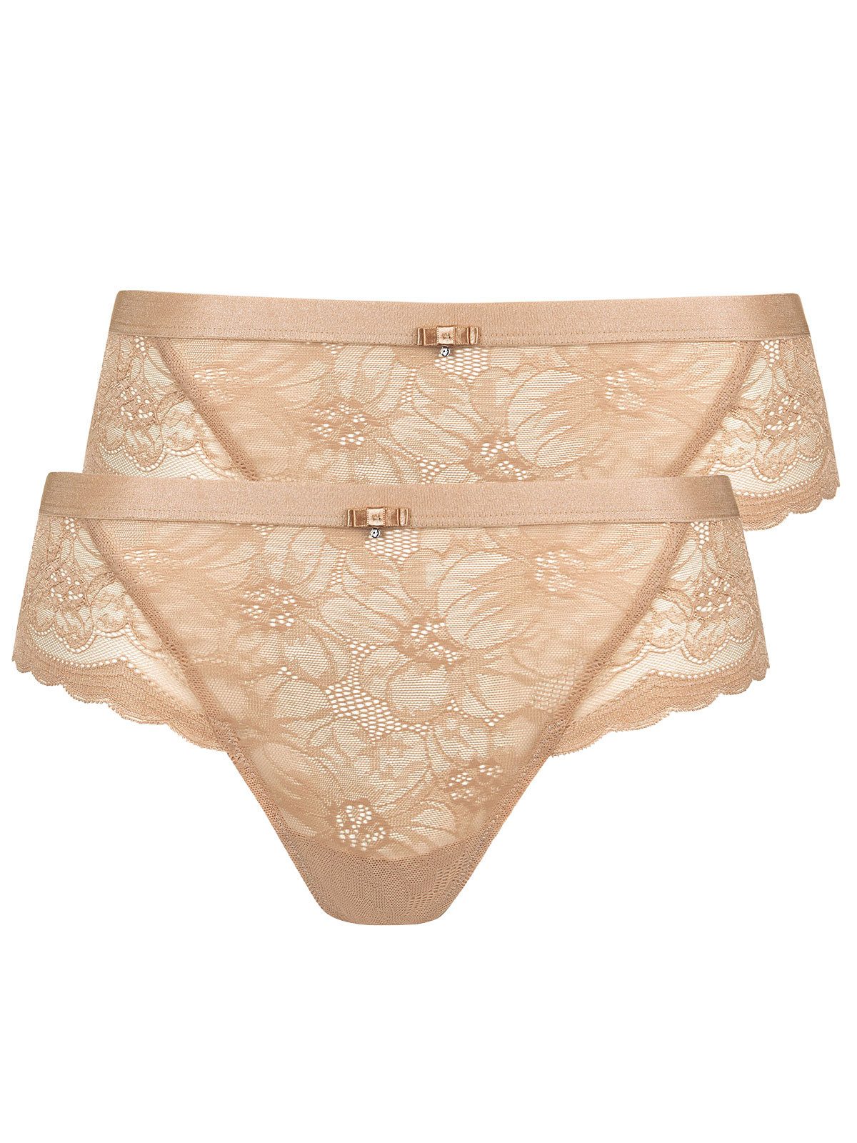 Bikinislip 2er Pack Damen Brazilian Slip Evelyn