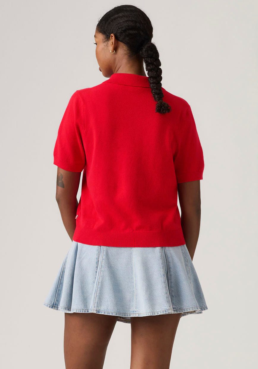 Levi's® Kurzarmpullover SUPER SOFT POLO SWEATER
