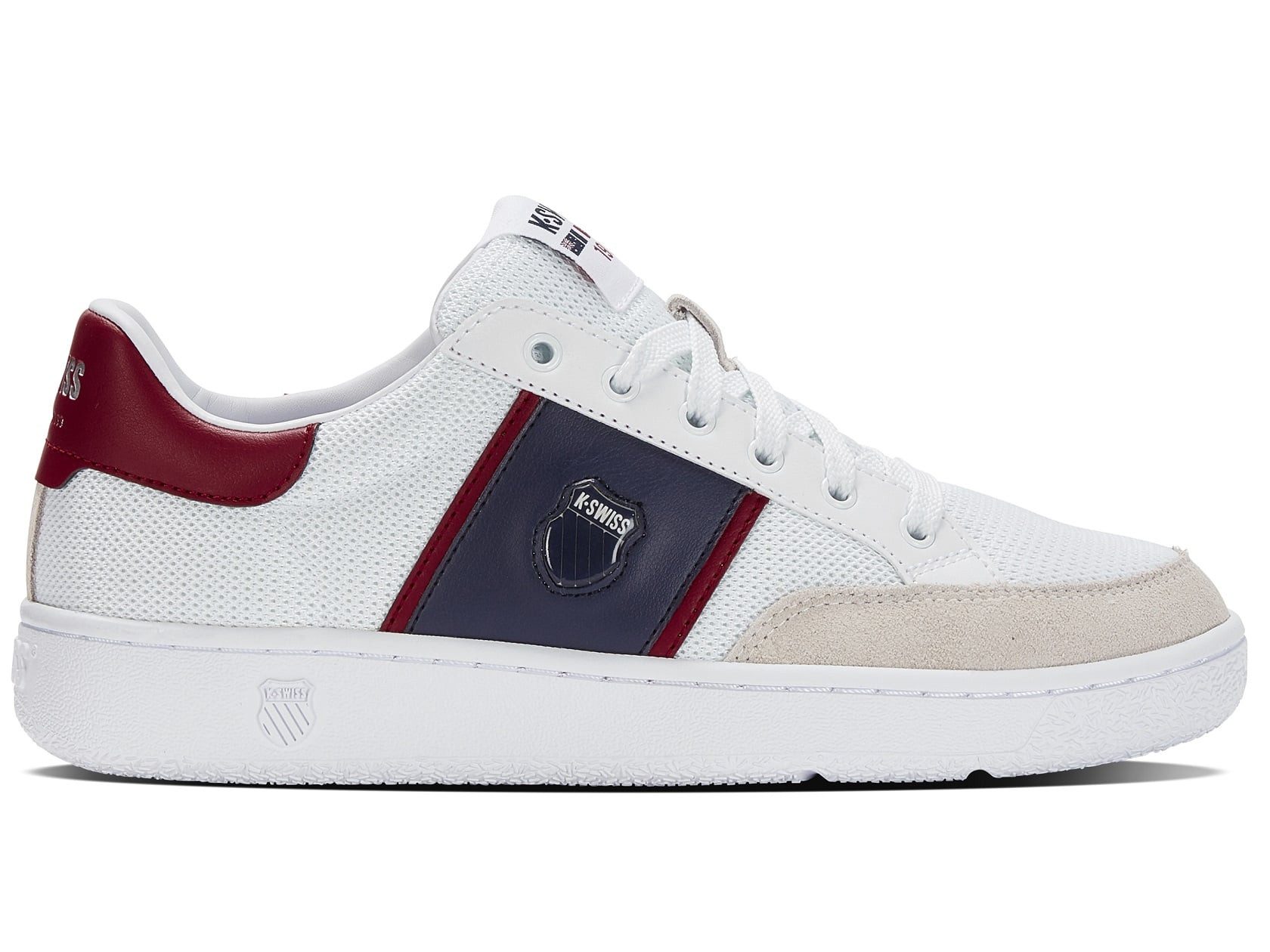 K-Swiss Slammtennis CC TXT weiss/rot/peacoat Herren Sneaker günstig online kaufen