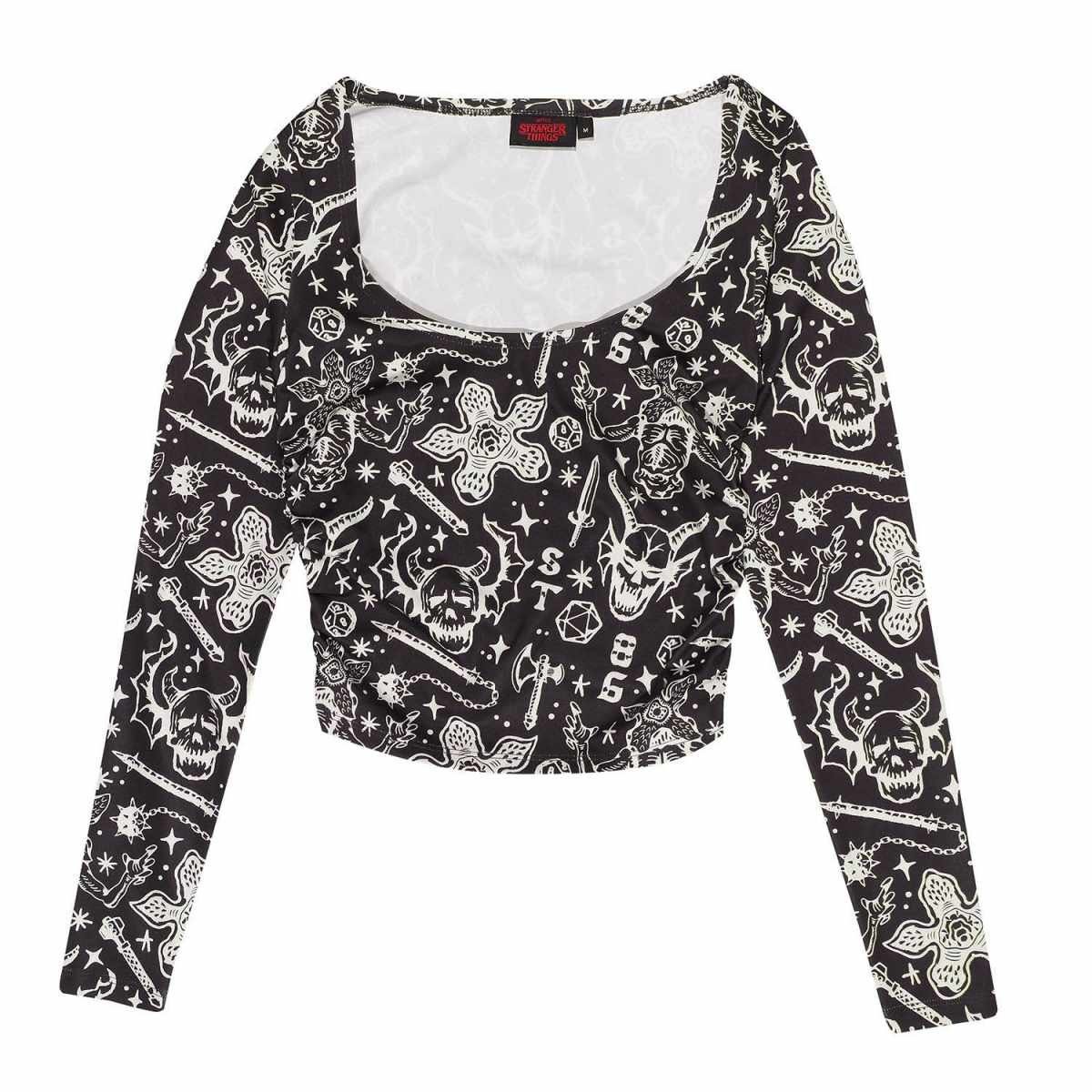 Stranger things 2-in-1-Tanktop Stranger Things – Hellfire (Womens Longsleeve Top)