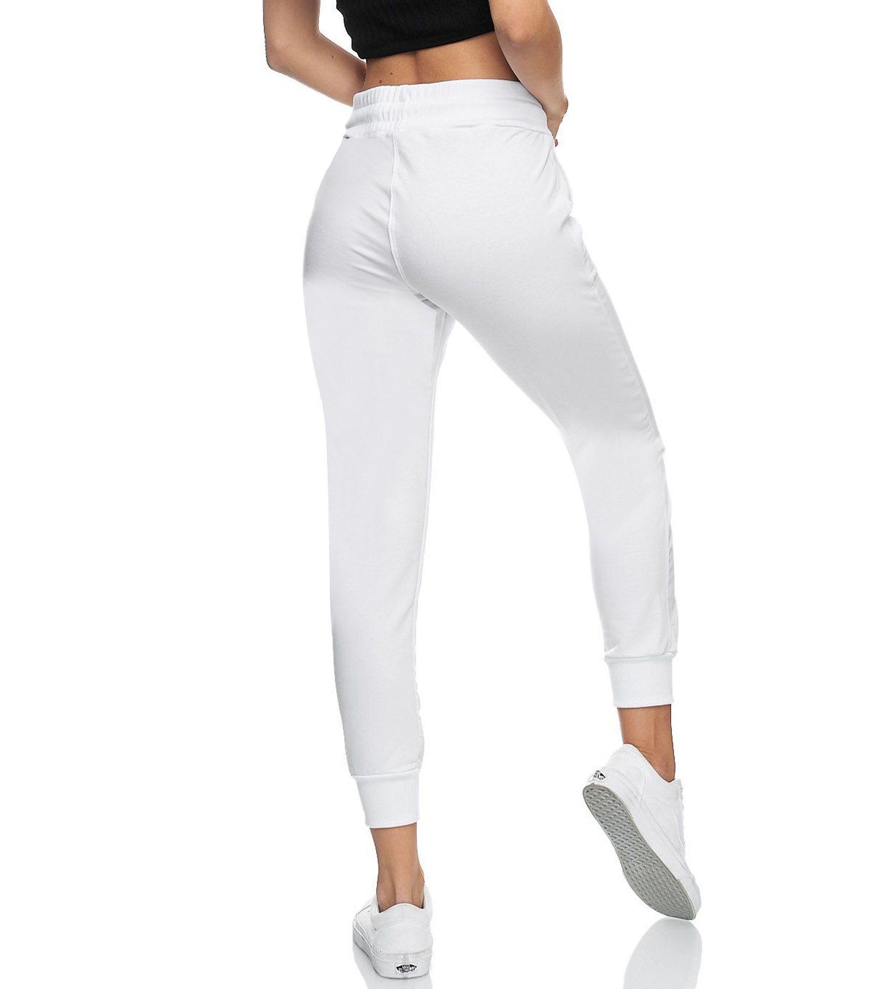 JEEL Sweathose Jogginghose Damen (1-tlg) Slim Fit, Baumwolle, Lycra – Bild 3 von 5