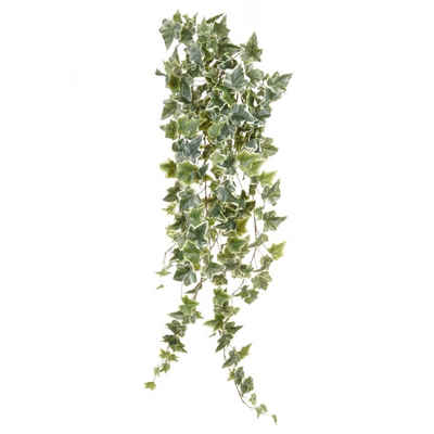 Kunstrasen Kunstpflanze Efeu Hängend Zweifarbig Grün 100 cm 11.960, Emerald, Höhe: 100 mm