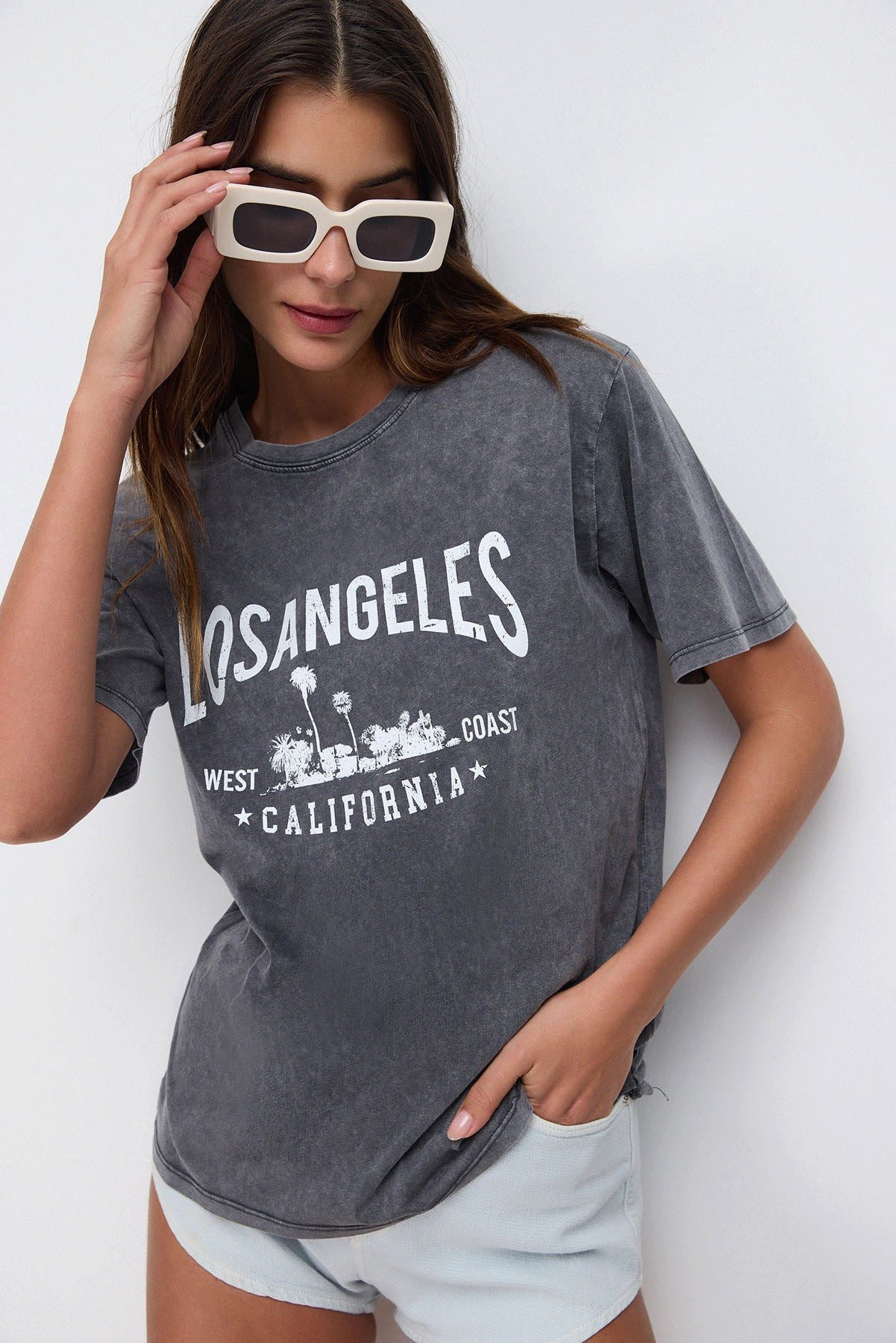 No Matter What T-Shirt Bedrucktes Oversize-T-Shirt günstig online kaufen