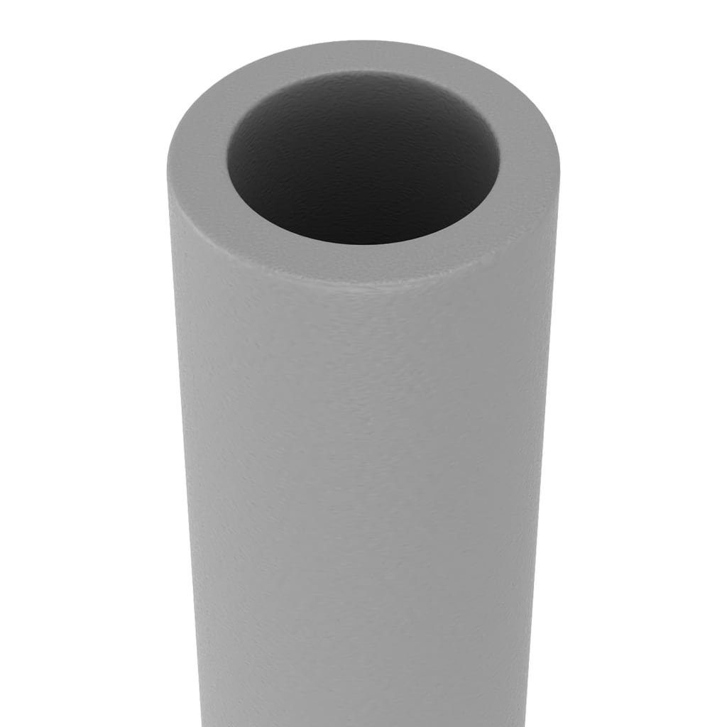 vidaXL Steckdose Schaumstoffhüllen für Trampolinstangen Grau Stk. 12 92,5 cm