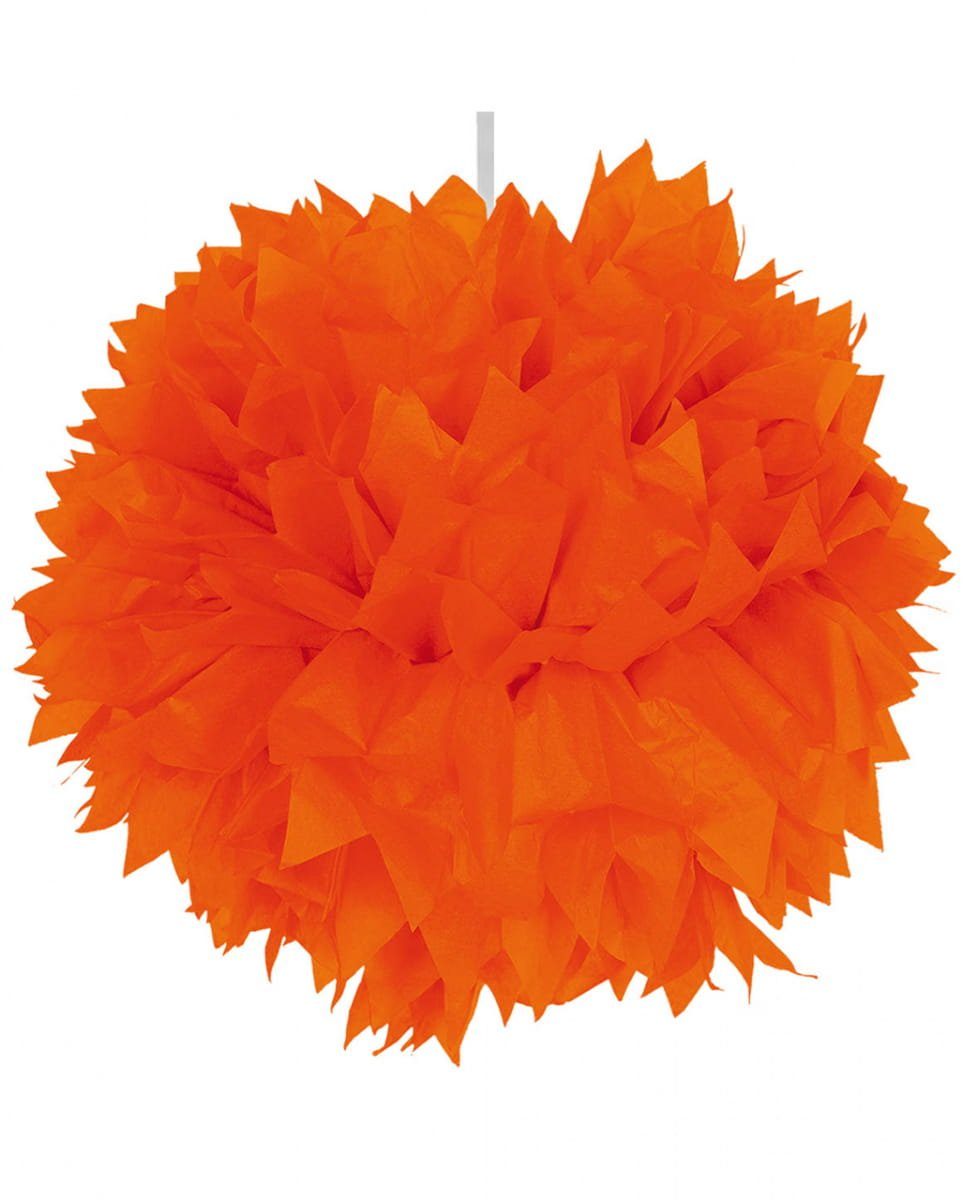Horror-Shop Dekofigur Pom Pom Orange 30cm als Deko für die Halloween Par