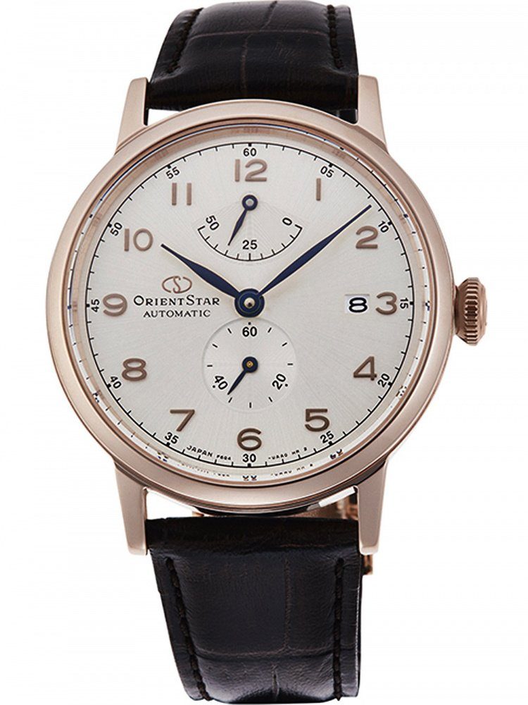 Orient Automatikuhr Orient Star RE-AW0003S00B Classic Automatik 39mm 5ATM, Gangreserveanzeige, Minute, Sekunde, Stunde