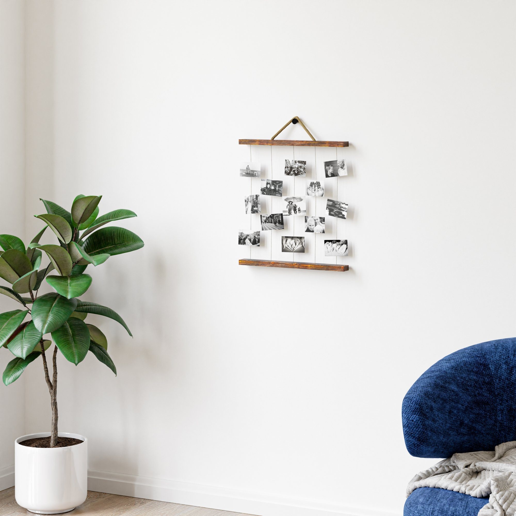 en.casa Bilderrahmen, »Muhos« mit 5 Schnüren günstig online kaufen