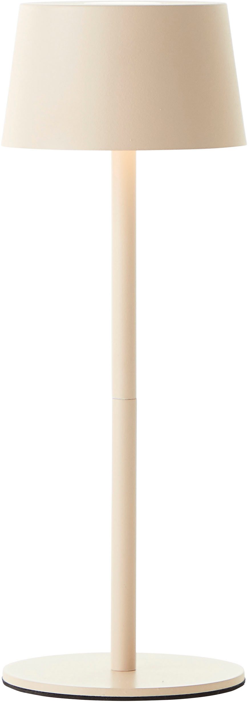 Brilliant LED Außen-Tischleuchte Jona, Dimmfunktion, LED fest integriert, Warmweiß, Kabellos, USB, H 25 cm, 170 lm, höhenverstellbar, 3000 K