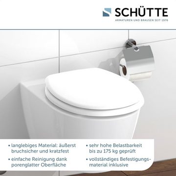 Schütte WC-Sitz, Duroplast,maximale Belastung der Klobrille 175 kg