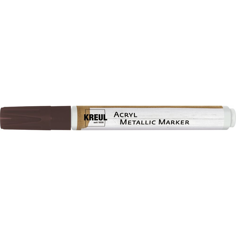 Kreul Marker Acryl Metallic Marker medium, Rundspitze Kupfer