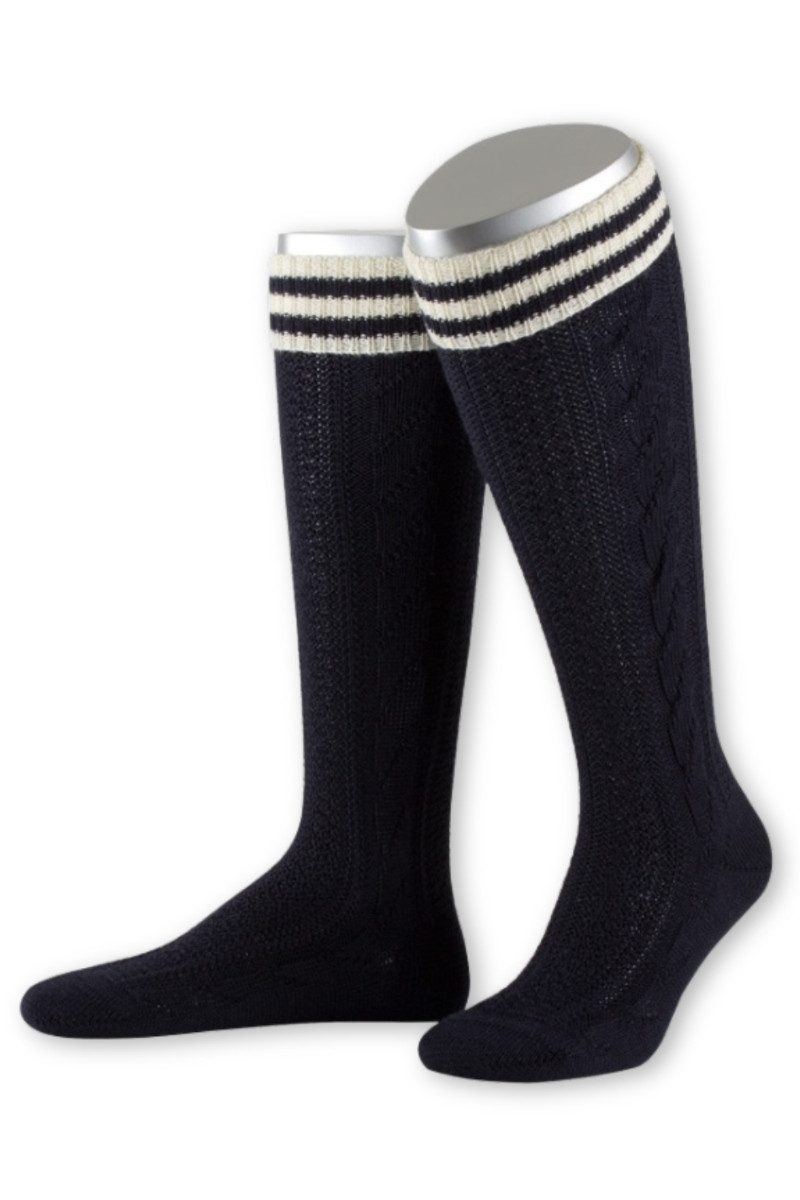 Lusana Trachtensocken Trachten Kniestrümpfe - L8995R günstig online kaufen