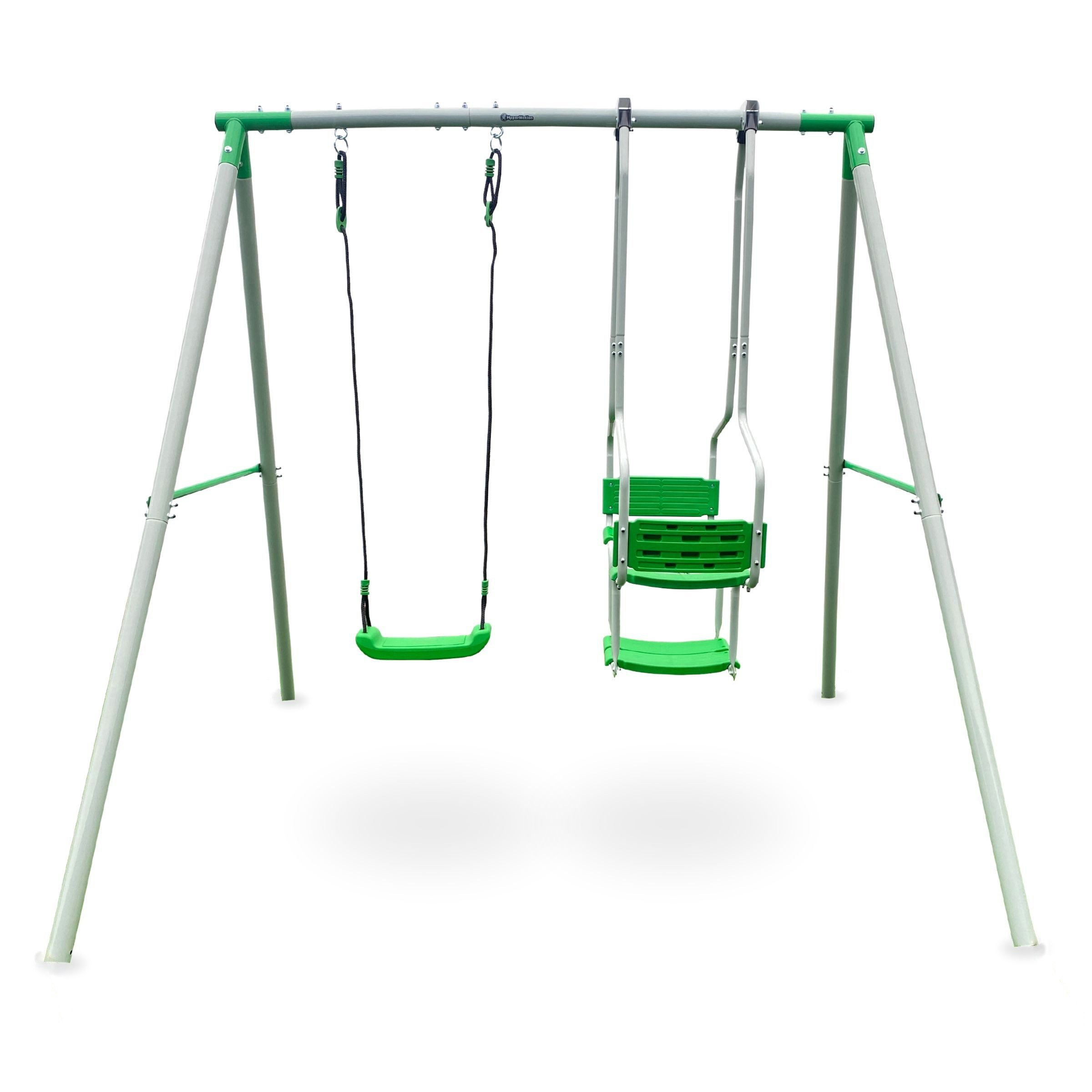 HyperMotion Mehrkindschaukel Kinderschaukel 3er Set, Gartenspielplatz