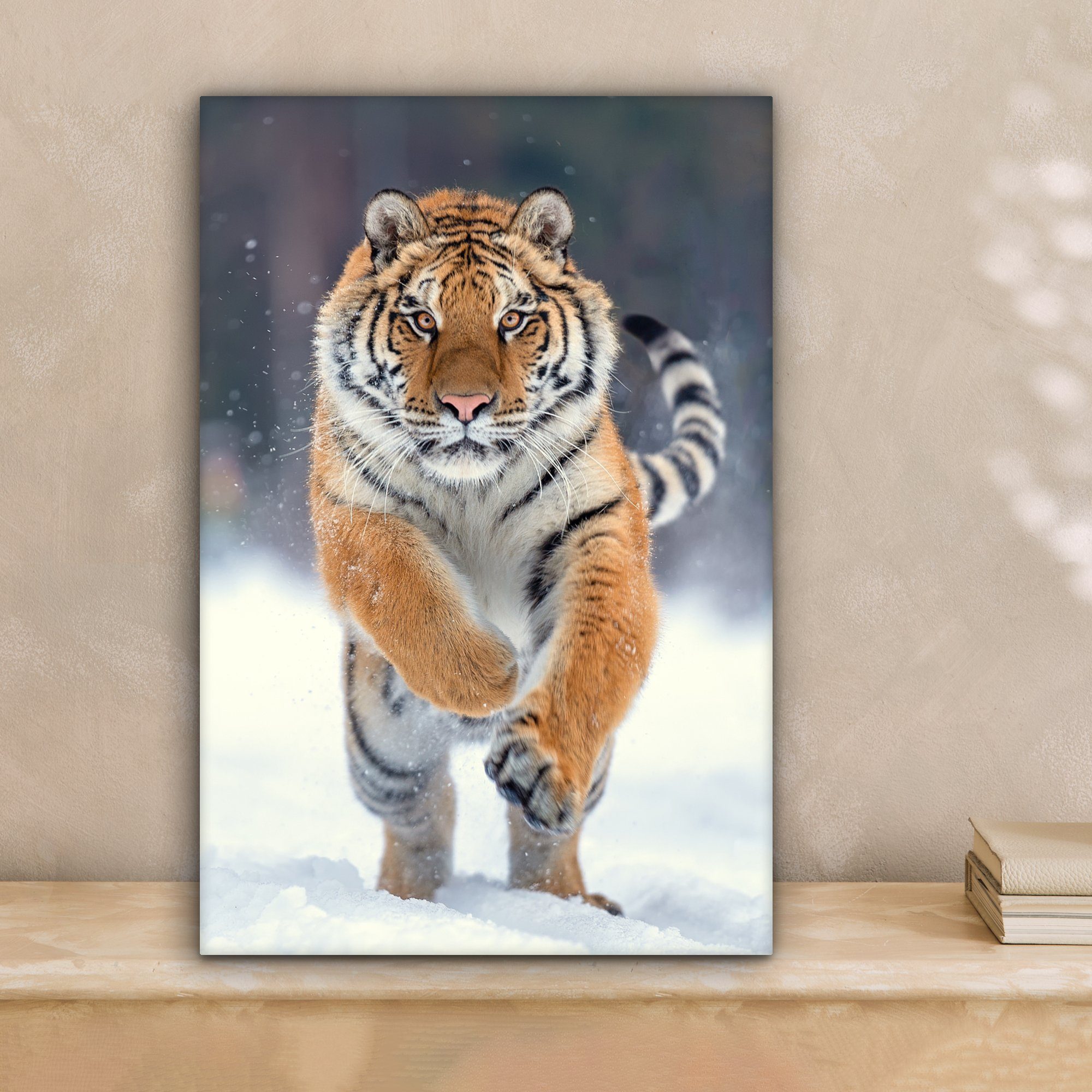 OneMillionCanvasses® Leinwandbild Tiger - Landschaft - günstig online kaufen