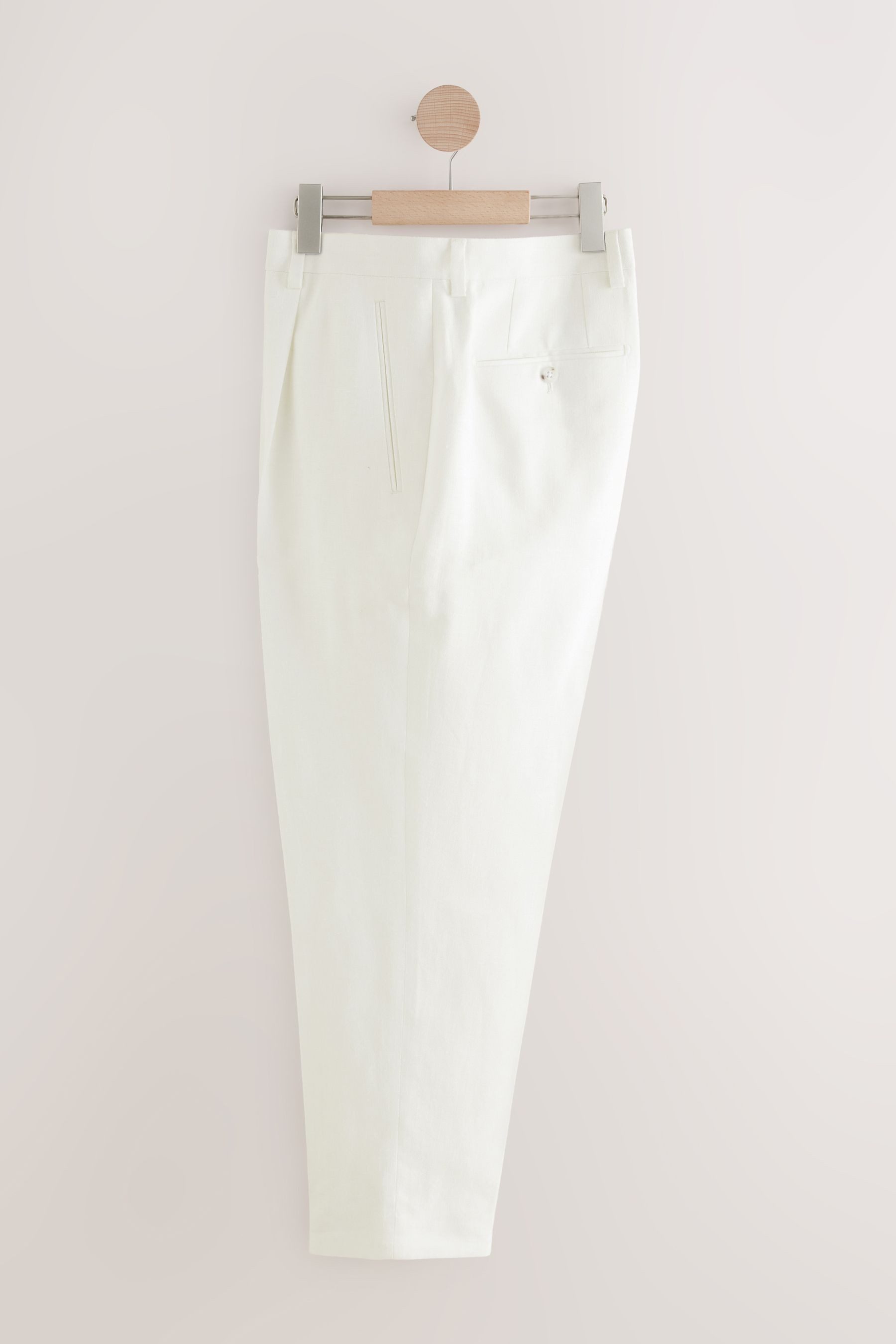 Next Anzughose Slim Fit Anzughose aus Leinengemisch (1-tlg) günstig online kaufen