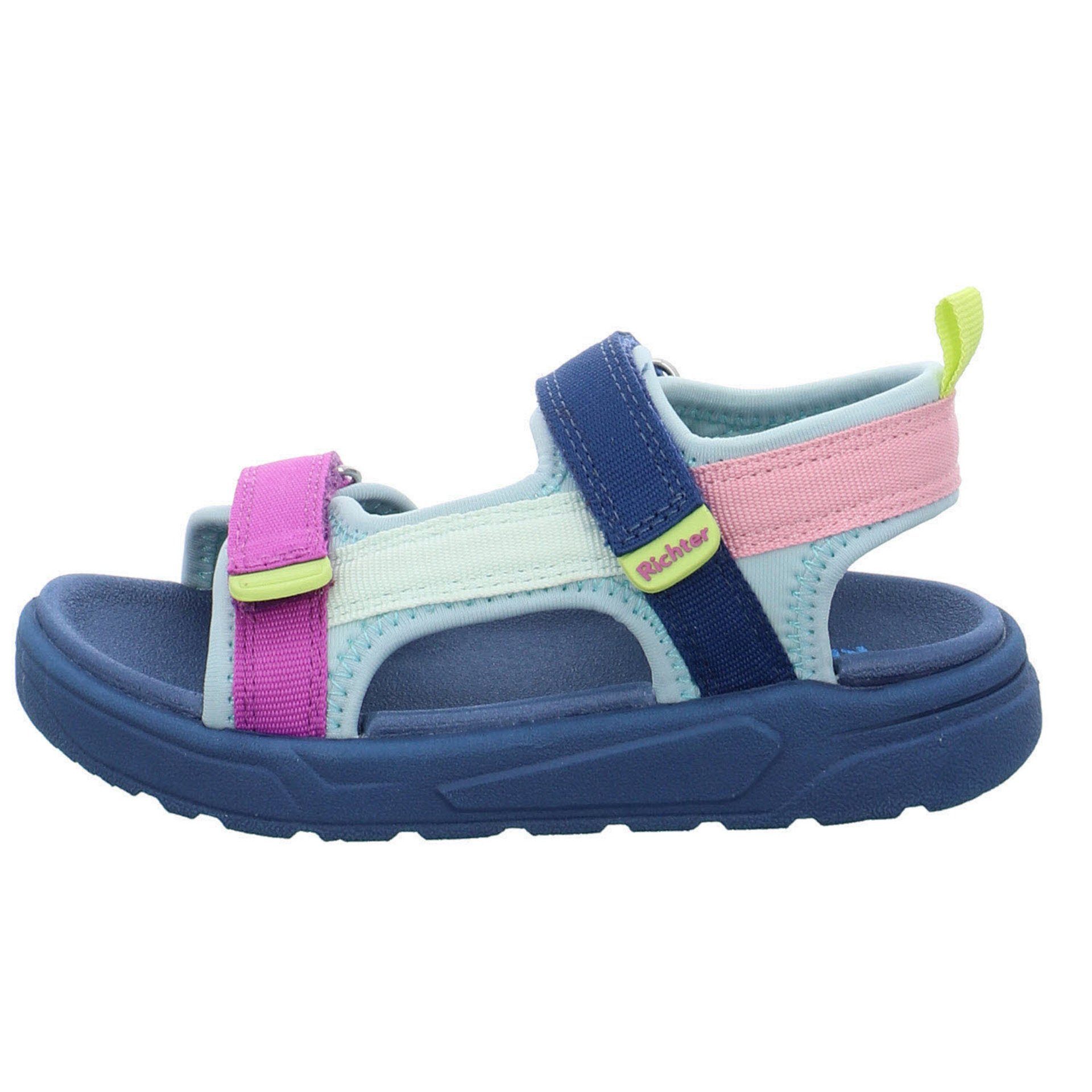 Mädchen sonst Sandale Sandalen Kinderschuhe Sandale blau Schuhe Richter Textil Kombi