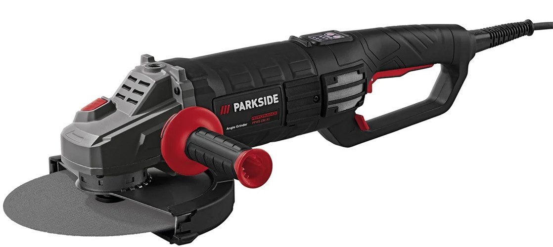 PARKSIDE PERFORMANCE® Winkelschleifer PPWS 230 A1, 2400W, Ø 230mm, mit 3-Positionen-Griff