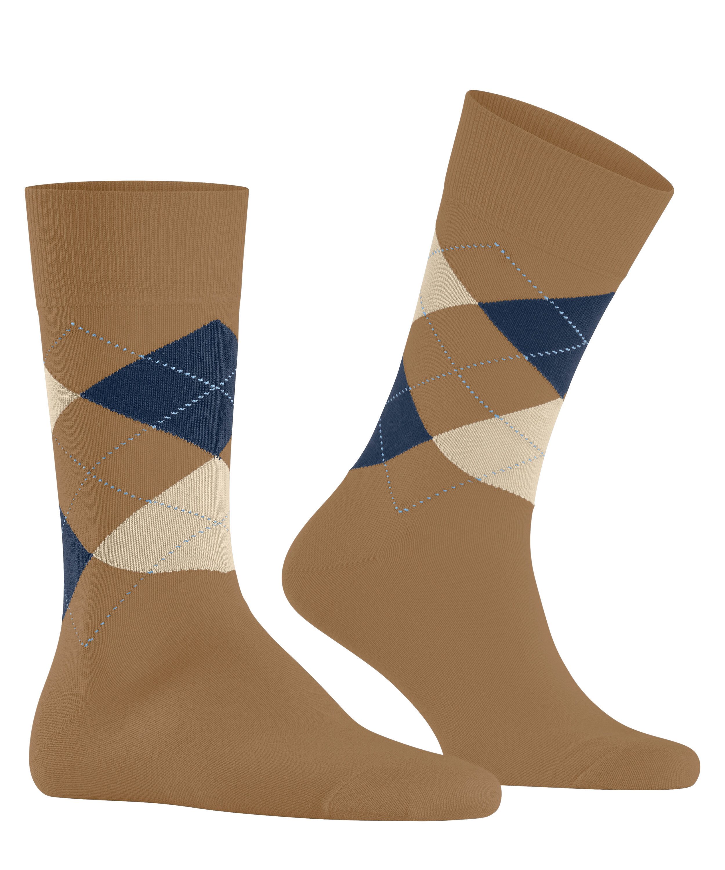 Burlington Socken Hellblau mit Argyle-Muster günstig online kaufen
