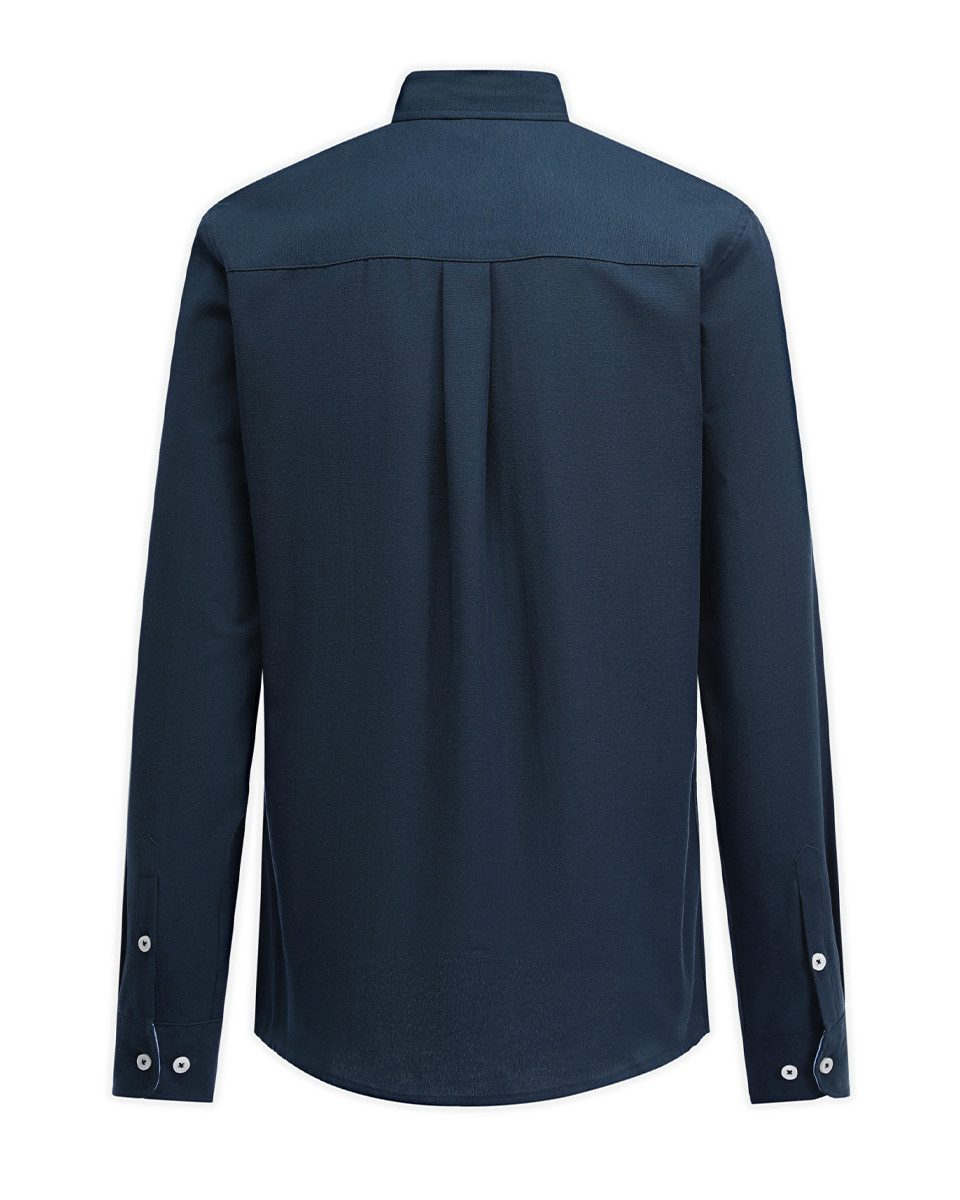 Allthemen Businesshemd mit Button-Down-Kragen Langarmhemd Slim Fit Hochzeit günstig online kaufen