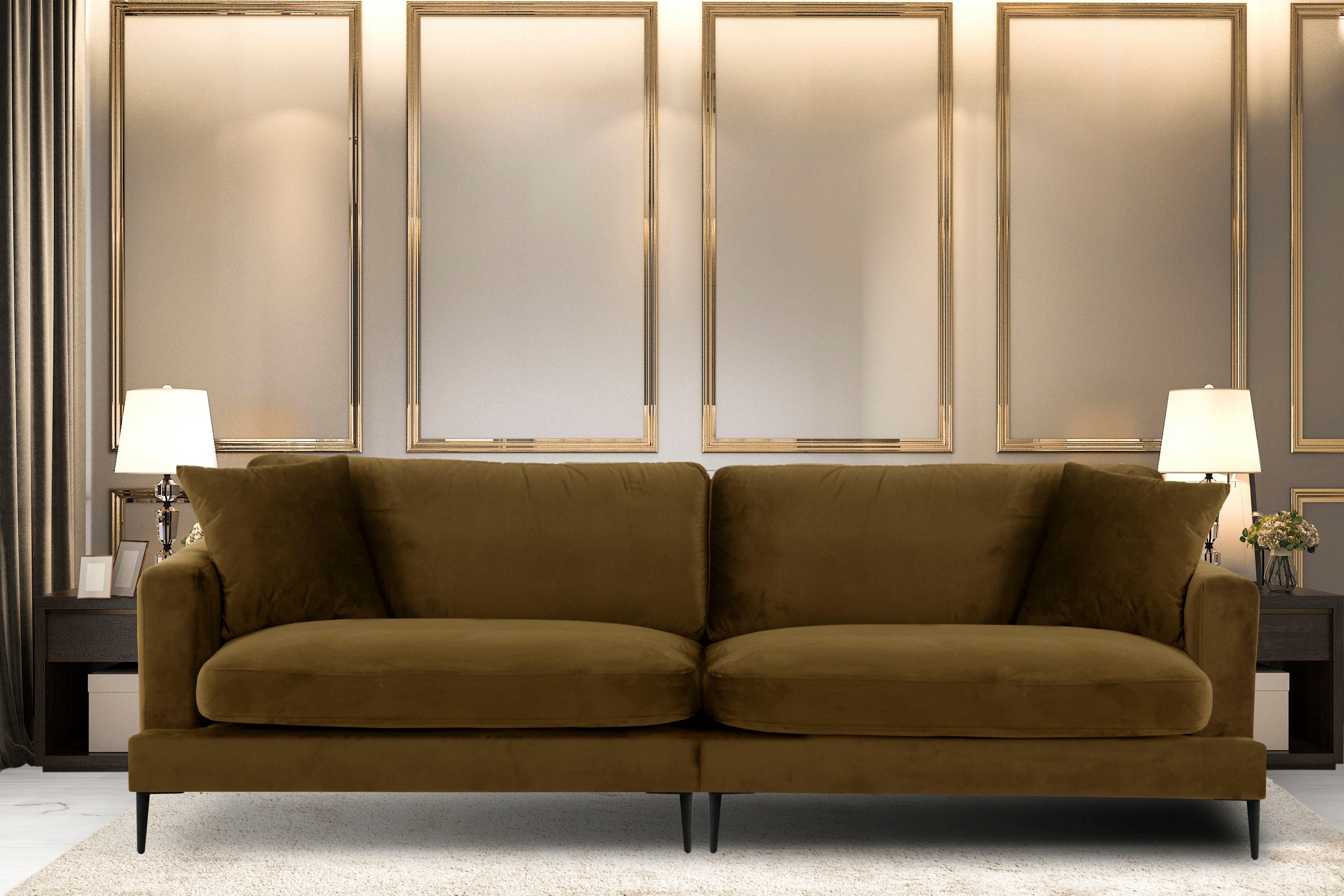 Leonique Big-Sofa Cozy elegantes Designsofa, Maße günstig online kaufen