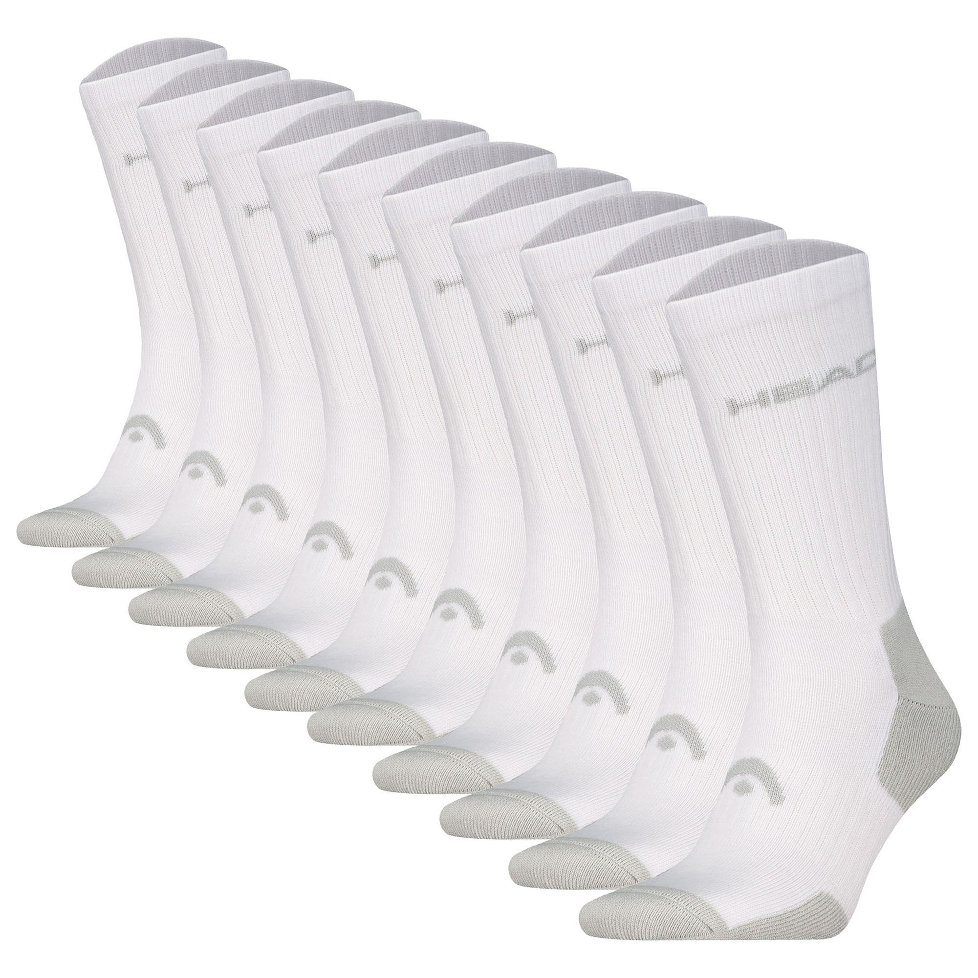 Head Sportsocken Unisex Socken 10er Pack Baumwolle (10er Pack, 10er Pack)