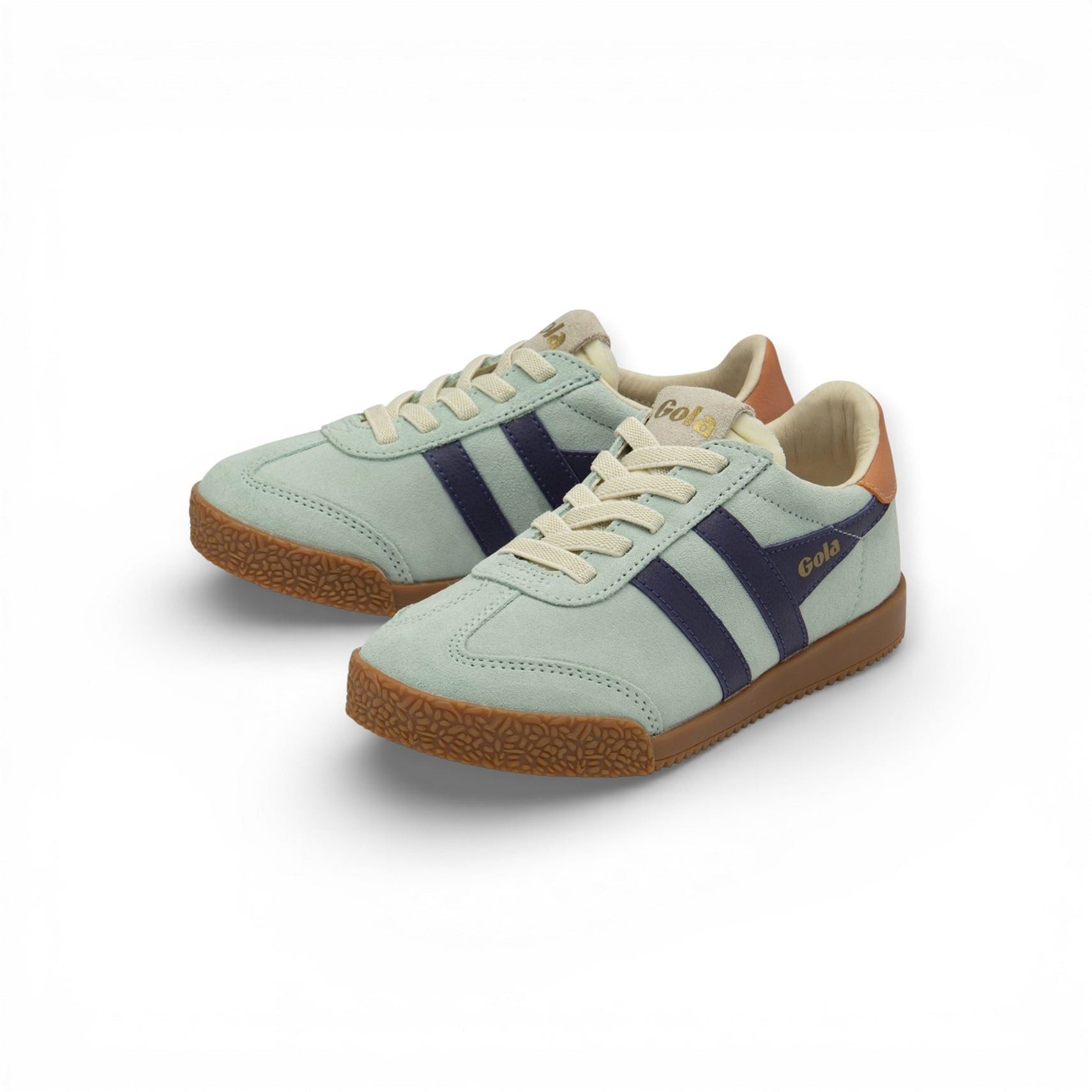 Gola Elan 2026 (Wildleder, Schnürverschluss) hellgrün/plum/terracotta Sneaker