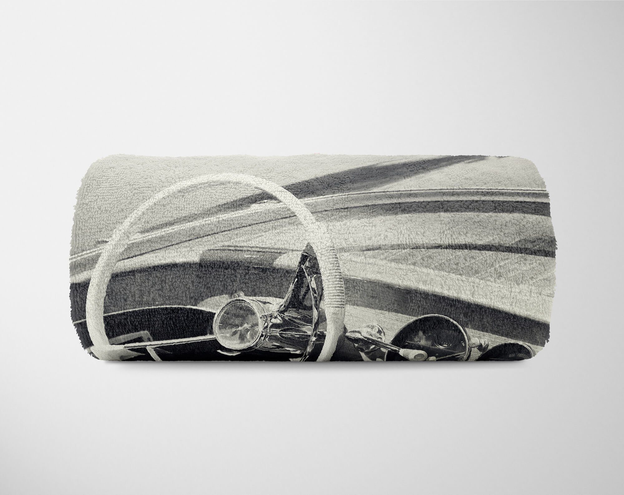Sinus Art Handtücher Handtuch (1-St), Rennbo, Handtuch mit Baumwolle-Polyester-Mix Fotomotiv klassisches Strandhandtuch Kuscheldecke Saunatuch