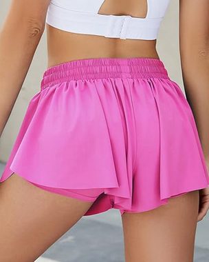 B.X Yogashorts Frauen Sommer Gym Yoga Athletic Workout Laufen Lounge Sweat Rock Eleganter Sportrock Fitnessstudio Trainingslaufschmetterlingsshorts