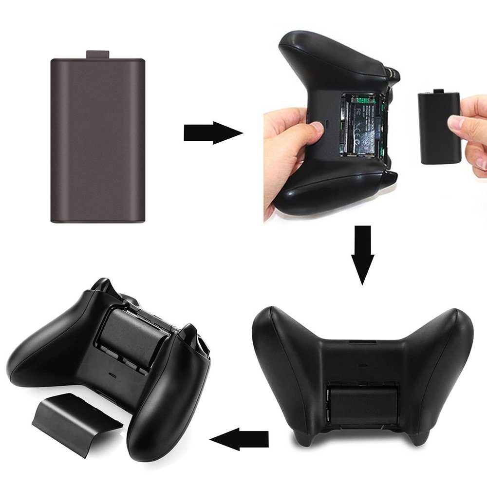 Controller Xbox GelldG Akku XS Batterie Series für Akku One Xbox Akku Xbox und