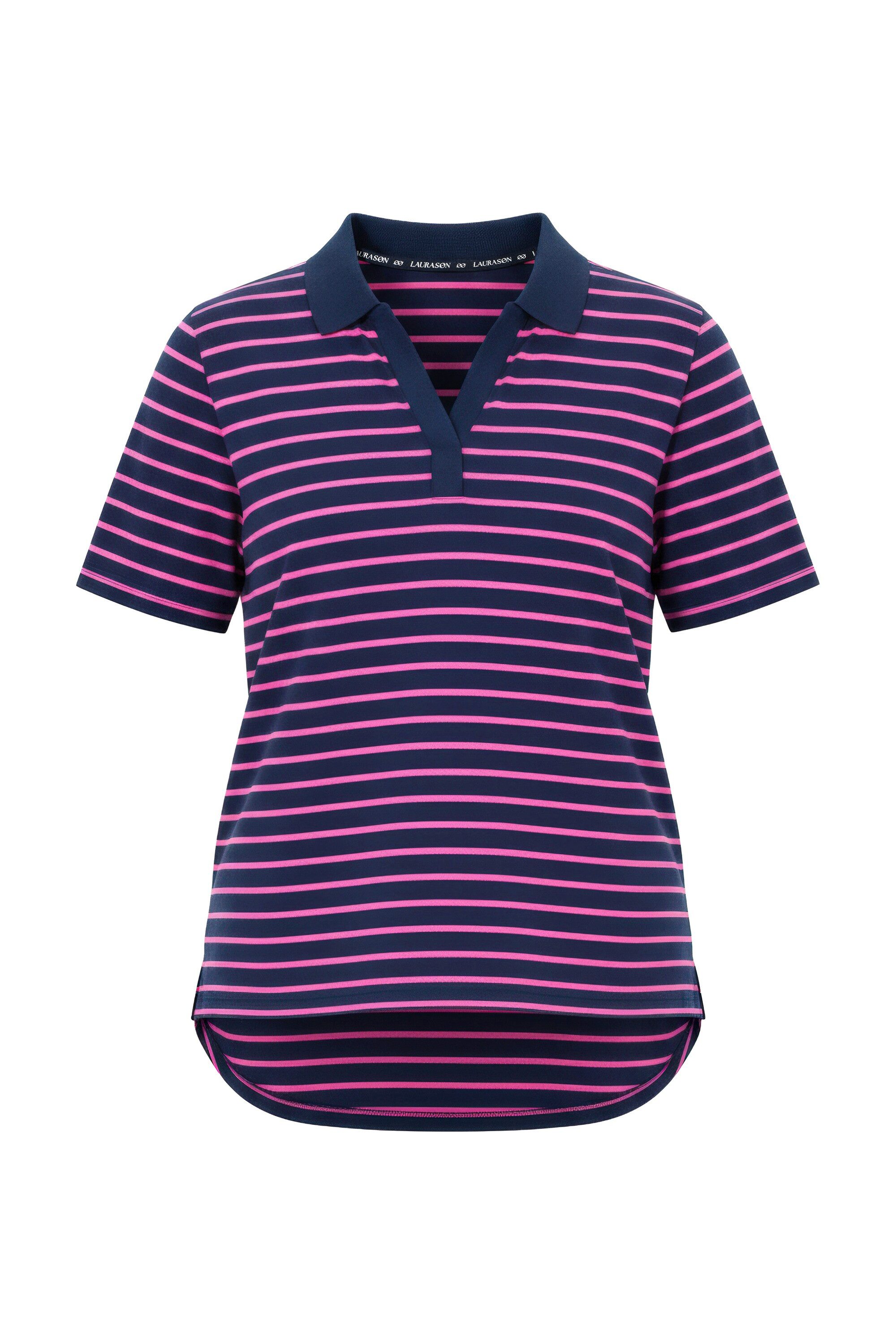 Laurasøn Poloshirt Poloshirt Ringel Polokragen 1/2 Arm günstig online kaufen