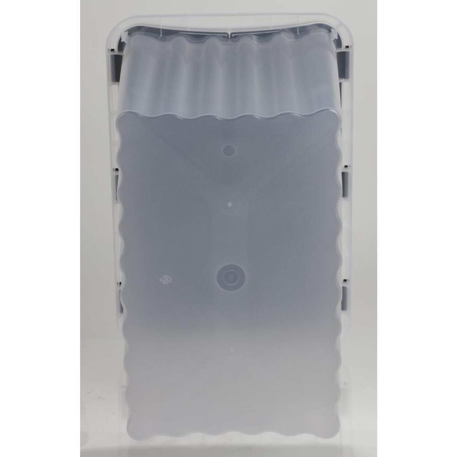 BURI Aufbewahrungsbox Aufbewahrungsbox 24L Wellenbox Staubox Transparent Spielzeugkiste – Bild 5 von 5