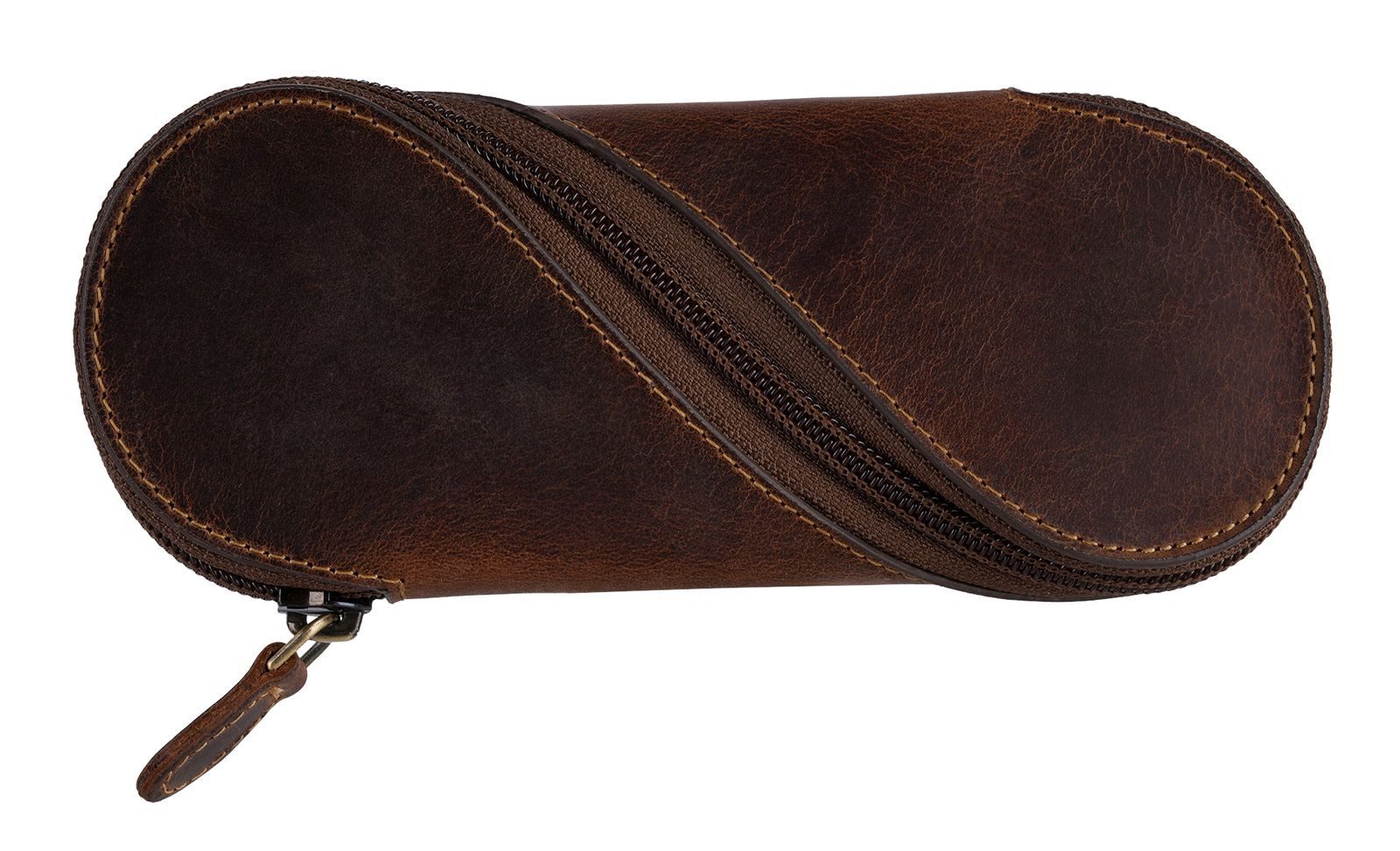 Greenburry Aufbewahrungstasche Glasses Case, aus echtem Rindsleder