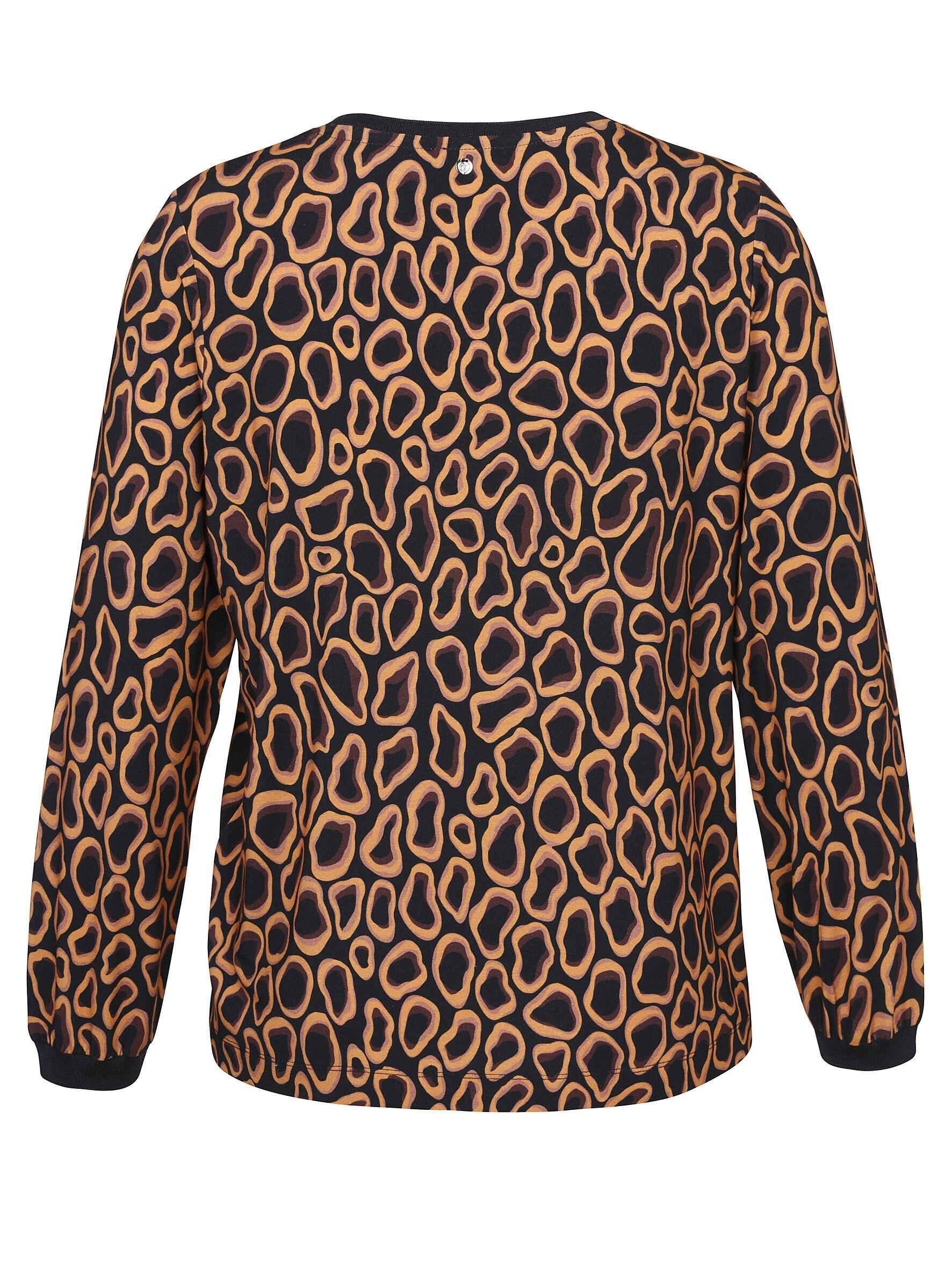 FRAPP Print-Shirt (1-tlg) mit grafischem Muster