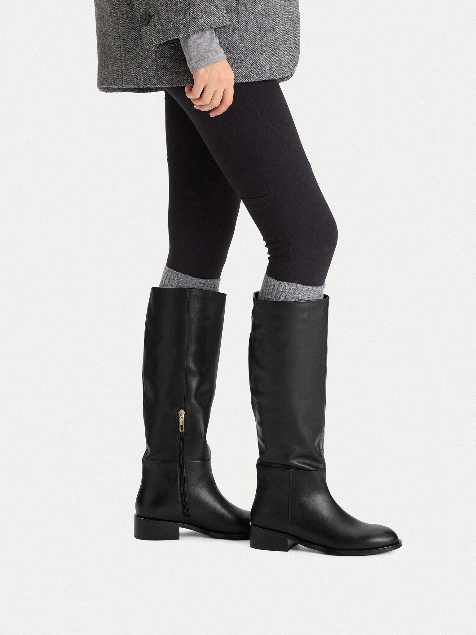 GINO ROSSI Gino Rossi Schwarze Damenstiefel CEO-NIKA-1829 Stiefel