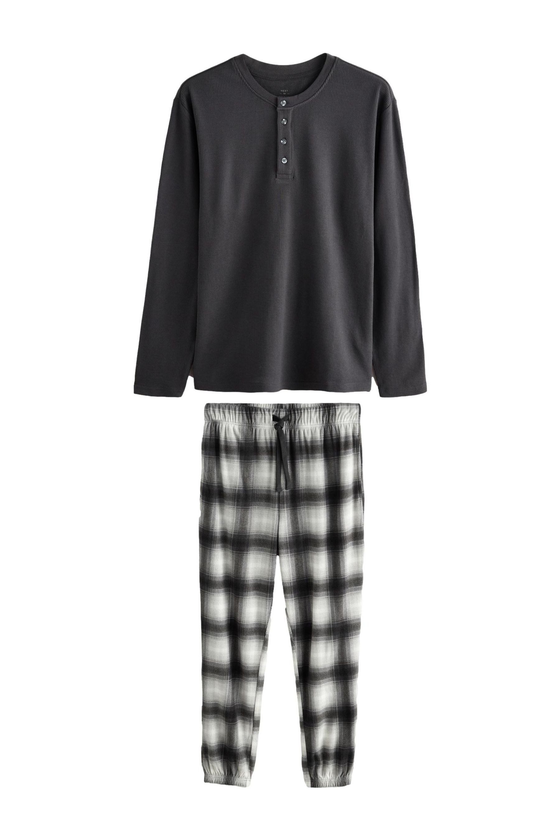 Next Pyjama Weicher, langärmeliger Motionflex-Schlafanzug (2 tlg) günstig online kaufen